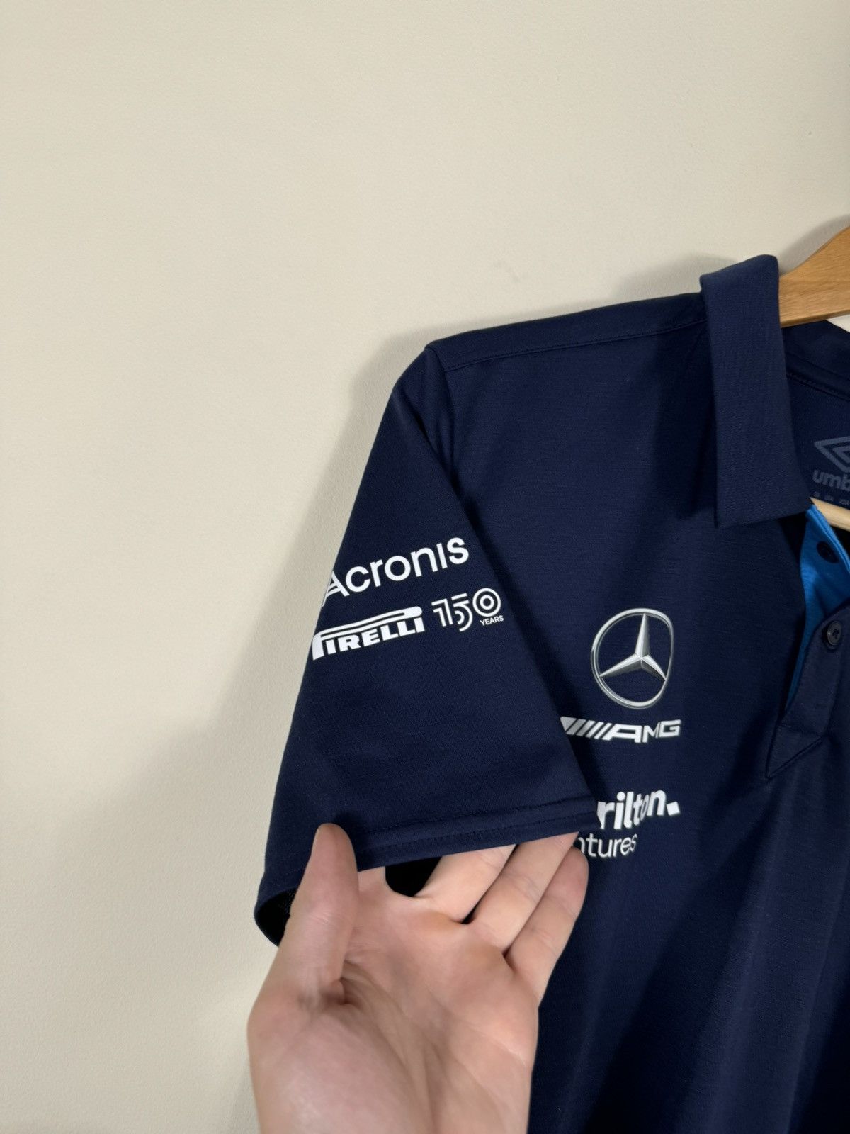 Formula 1 × Mercedes-Benz Mercedes Williams Racing Umbro formula one F1 Polo Size US M / EU 48-50 / 2 - 4 Thumbnail