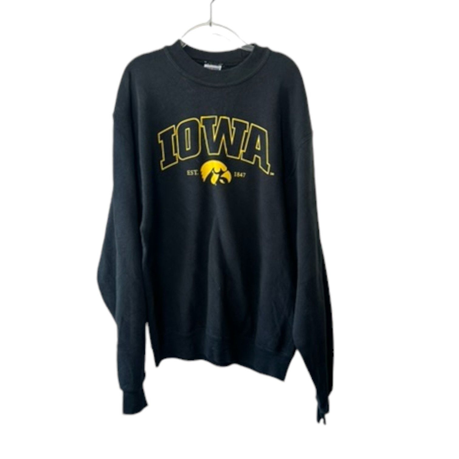 Jerzees Iowa Hawkeyes Athletic Pullover Crewneck Sweatshirt Men's S Size US S / EU 44-46 / 1 - 1 Thumbnail