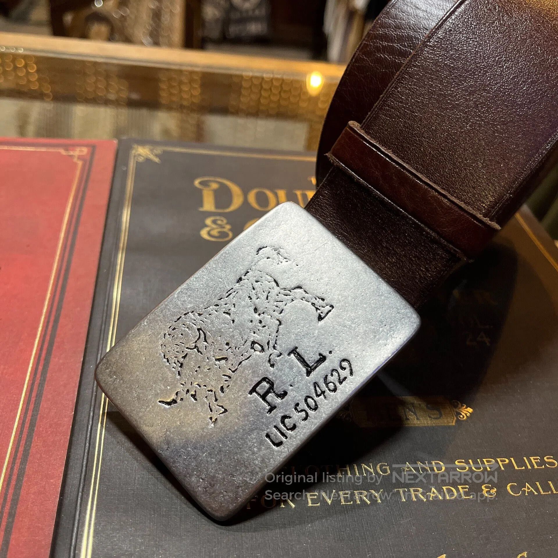 RRL Ralph Lauren double rl ralph lauren leather belt. Size ONE SIZE - 2 Thumbnail