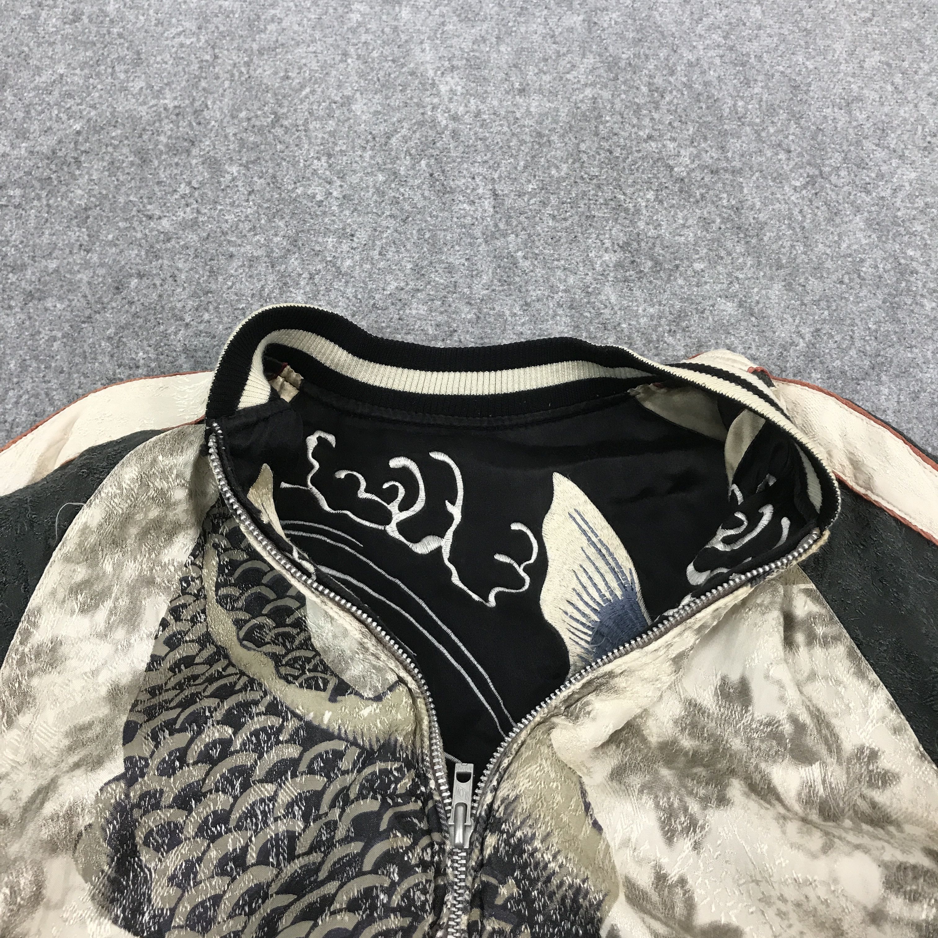 Designer × Japanese Brand JAPANESE BRAND SUKAJAN FISH KOI DESIGN JACKET Size US L / EU 52-54 / 3 - 7 Thumbnail