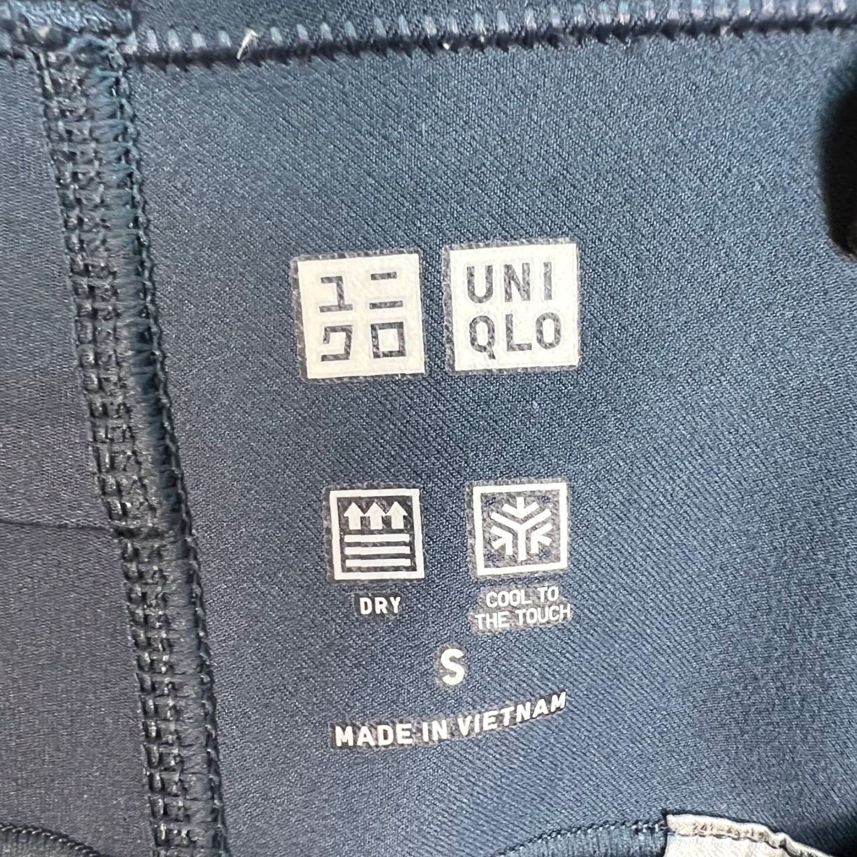 Uniqlo VINTAGE Uniqlo Womens Small Airism Biker Shorts Athletic Blue Shirt? Size 28" / US 6 / IT 42 - 3 Thumbnail