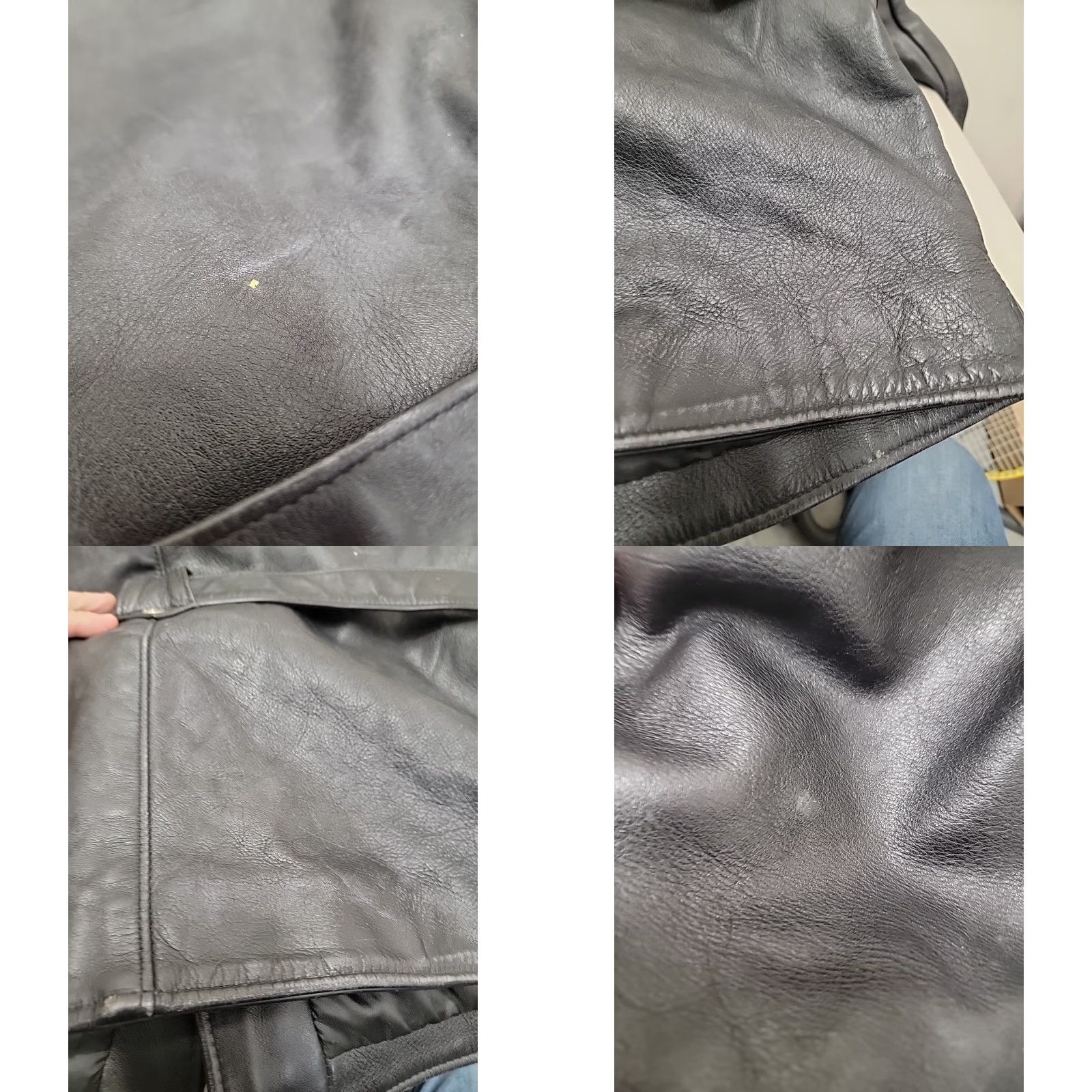 Schott VINTAGE Schott Perfecto Mens Jacket Black USA 46 Leather Motorcycle - 36? Size US S / EU 44-46 / 1 - 10 Thumbnail