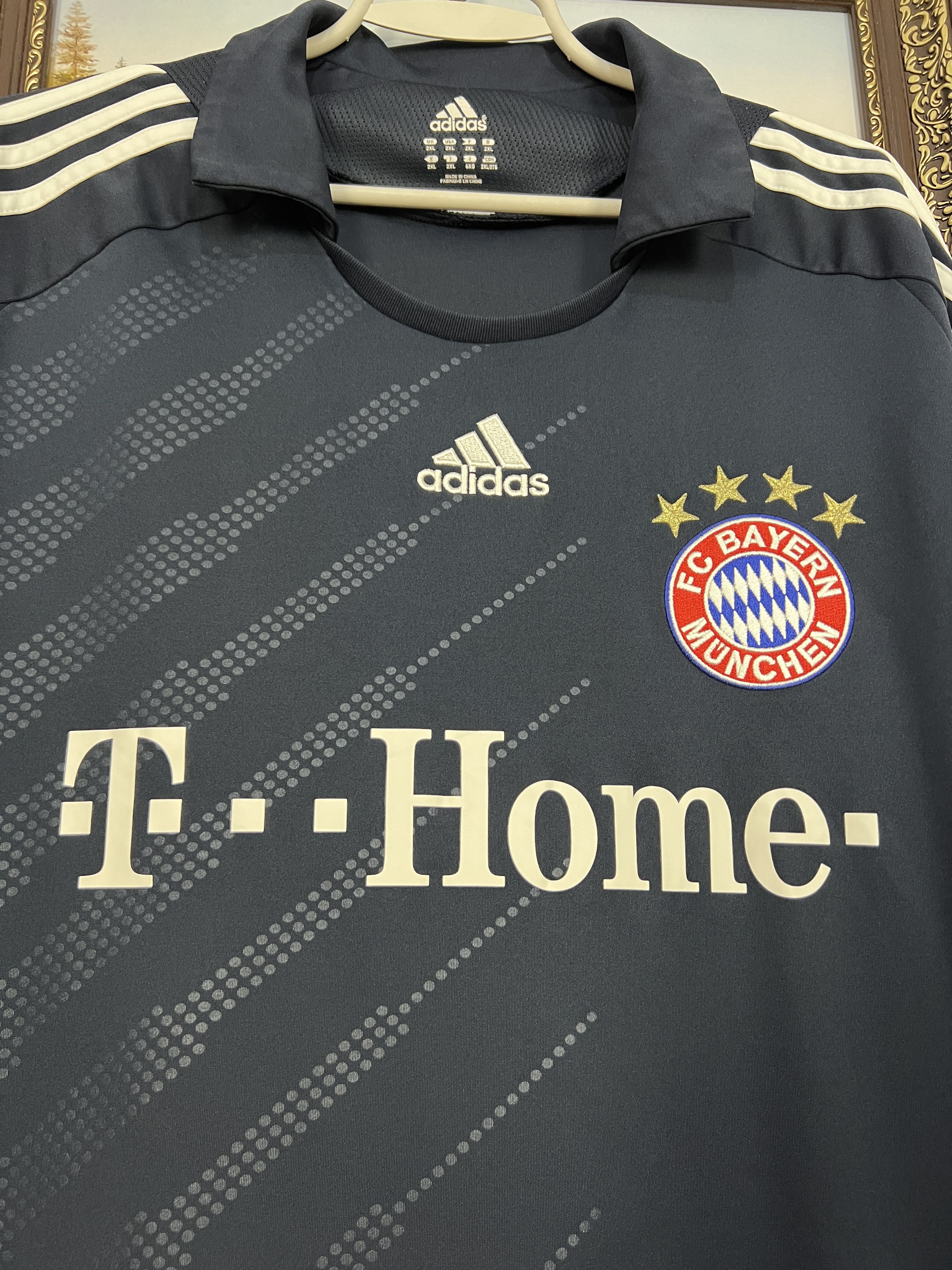 Adidas Bayern Munich Away football shirt 2008 Soccer Adidas Jersey Size US XXL / EU 58 / 5 - 5 Thumbnail