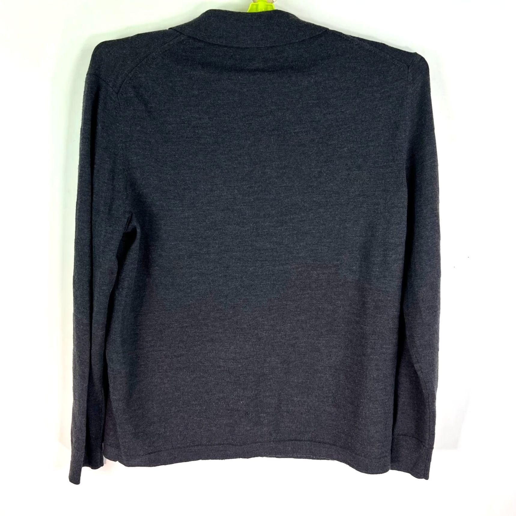 Banana Republic VINTAGE Banana Republic Italian Merino Wool Sweater Mens L Gray Size US L / EU 52-54 / 3 - 4 Thumbnail