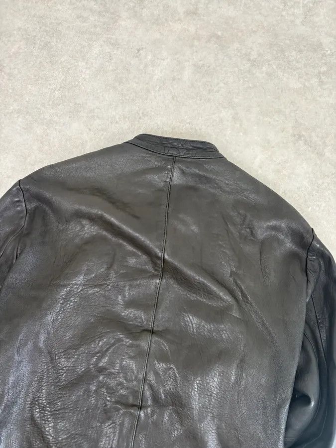 Emporio Armani SS2012 Emporio Armani Black Leather Biker Jacket Size US M / EU 48-50 / 2 - 7 Thumbnail