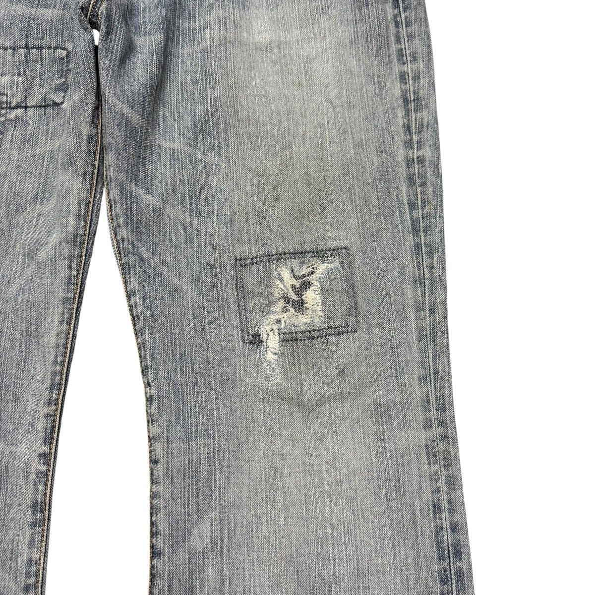 Edwin Exclusive Vintage Model Edwin 401XV Flare Jeans Patchwork Size US 36 / EU 52 - 7 Thumbnail