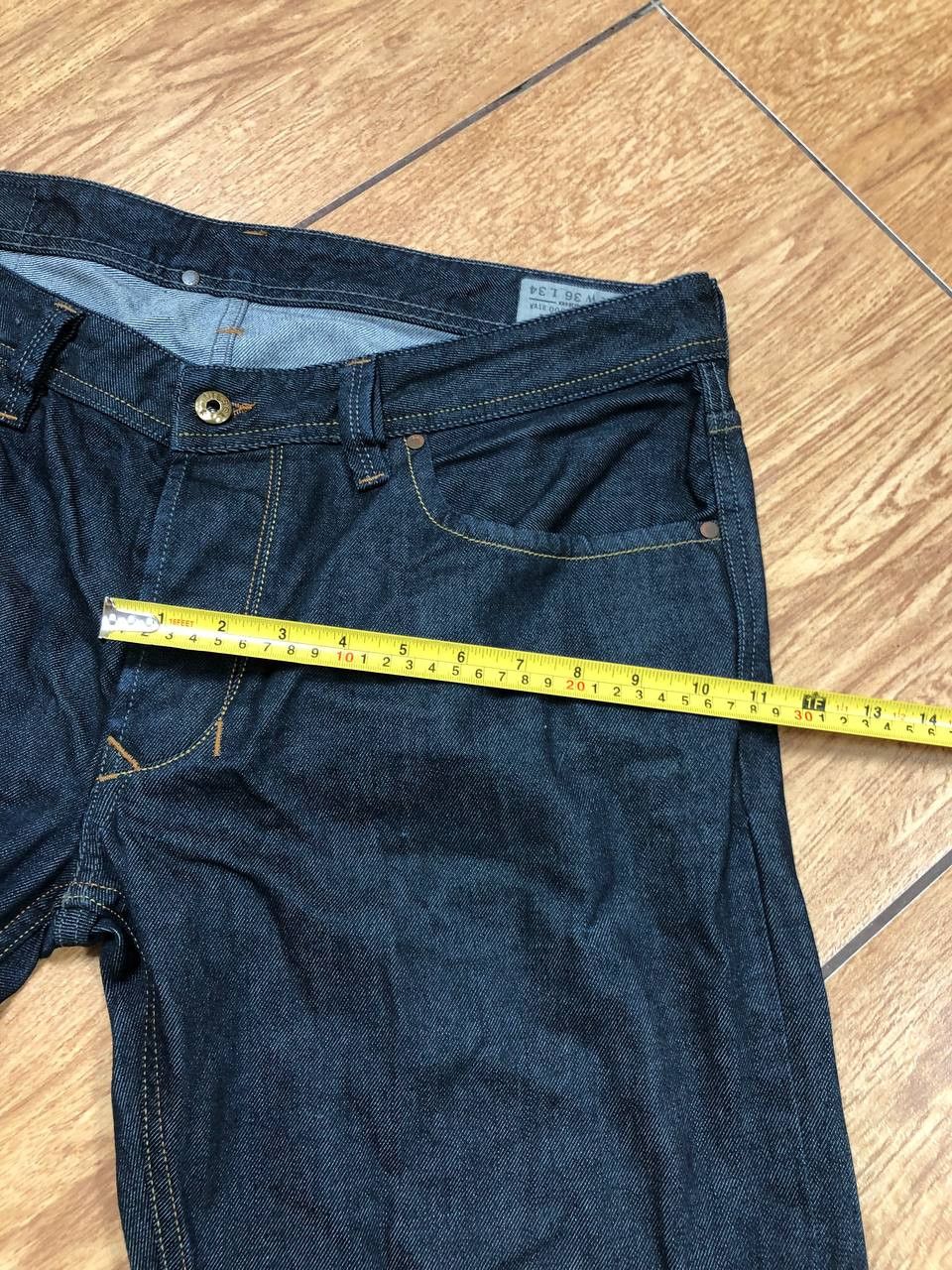 Diesel × Japanese Brand Dirty Painted Distressed Thrashed Faded Baggy Jeans Y2K Size US 36 / EU 52 - 8 Thumbnail