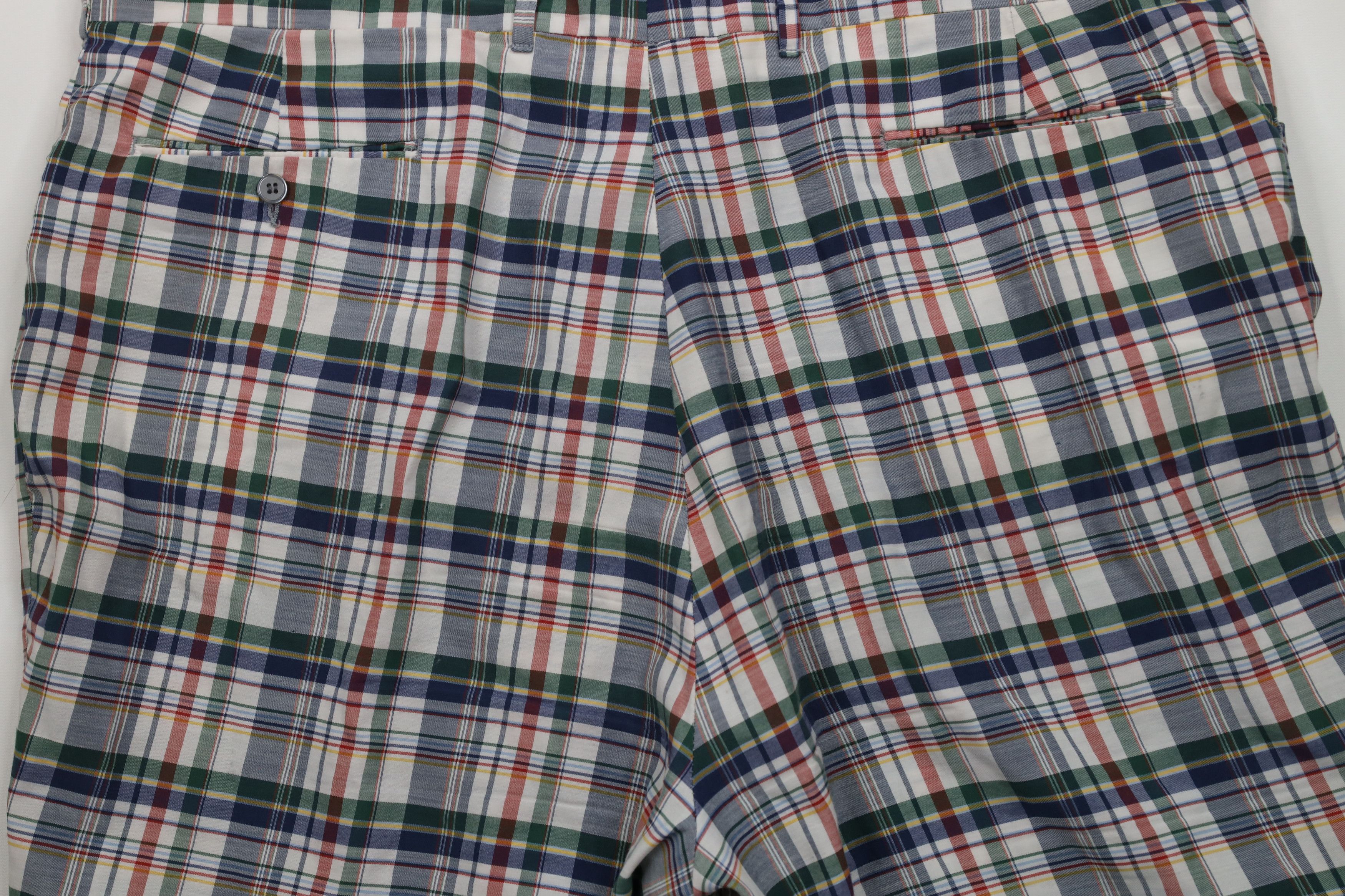 Vintage Vintage 90s Streetwear Plaid Above Knee Chino Shorts USA Size US 40 / EU 56 - 10 Thumbnail