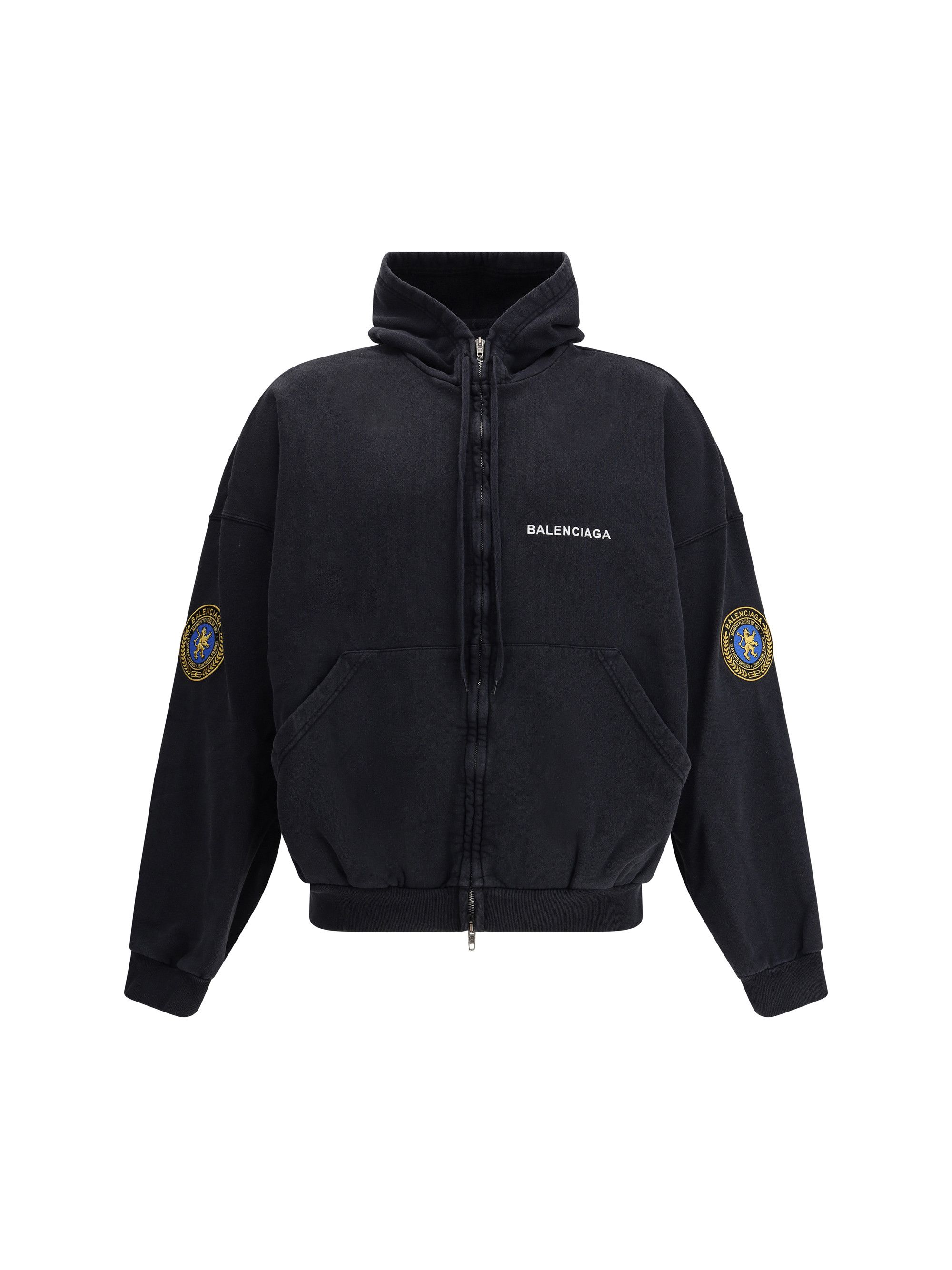 ●送料込●BALENCIAGA●outside loop zipupフーディー Balenciaga Balenciaga Outside Loop Zip-Up Hoodie Small Fit