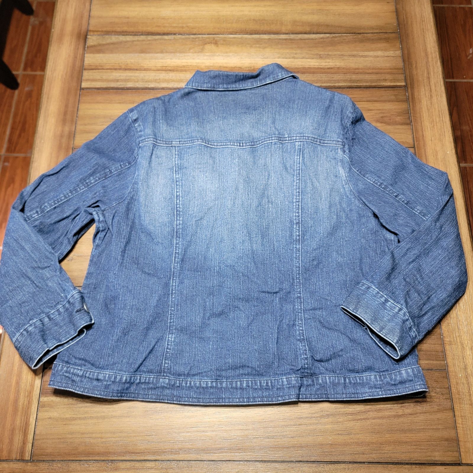Other VINTAGE Gitano Full Button Denim Jacket w/ Bling - Size 20W Size XXL / US 16-18 / IT 52-54 - 3 Thumbnail
