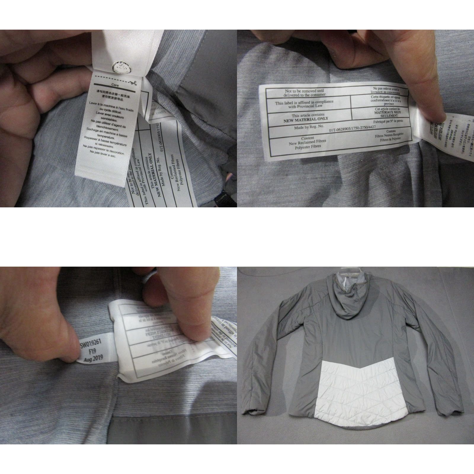 Smartwool Smartwool Jacket Womens Medium Gray Hooded Merino Wool Full Zip Hiking Trail Size M / US 6-8 / IT 42-44 - 10 Thumbnail