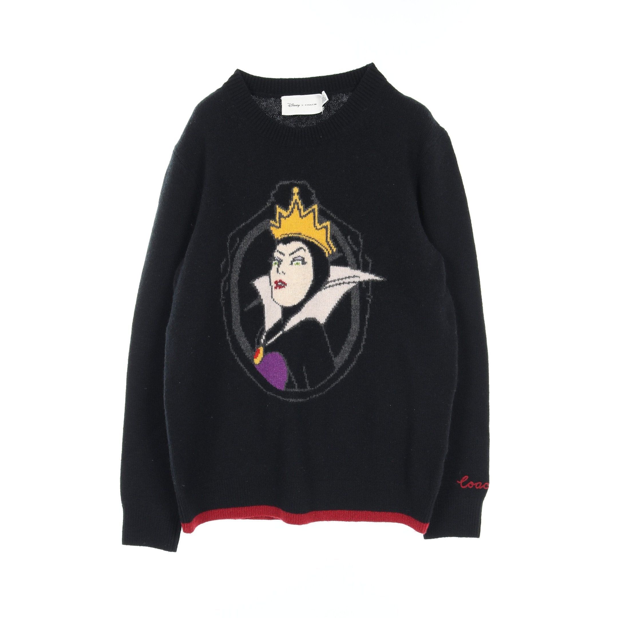Coach Coach Coach * Disney Sweater Knit Crew Neck Wool Black Multicolor Size ONE SIZE - 1 Thumbnail