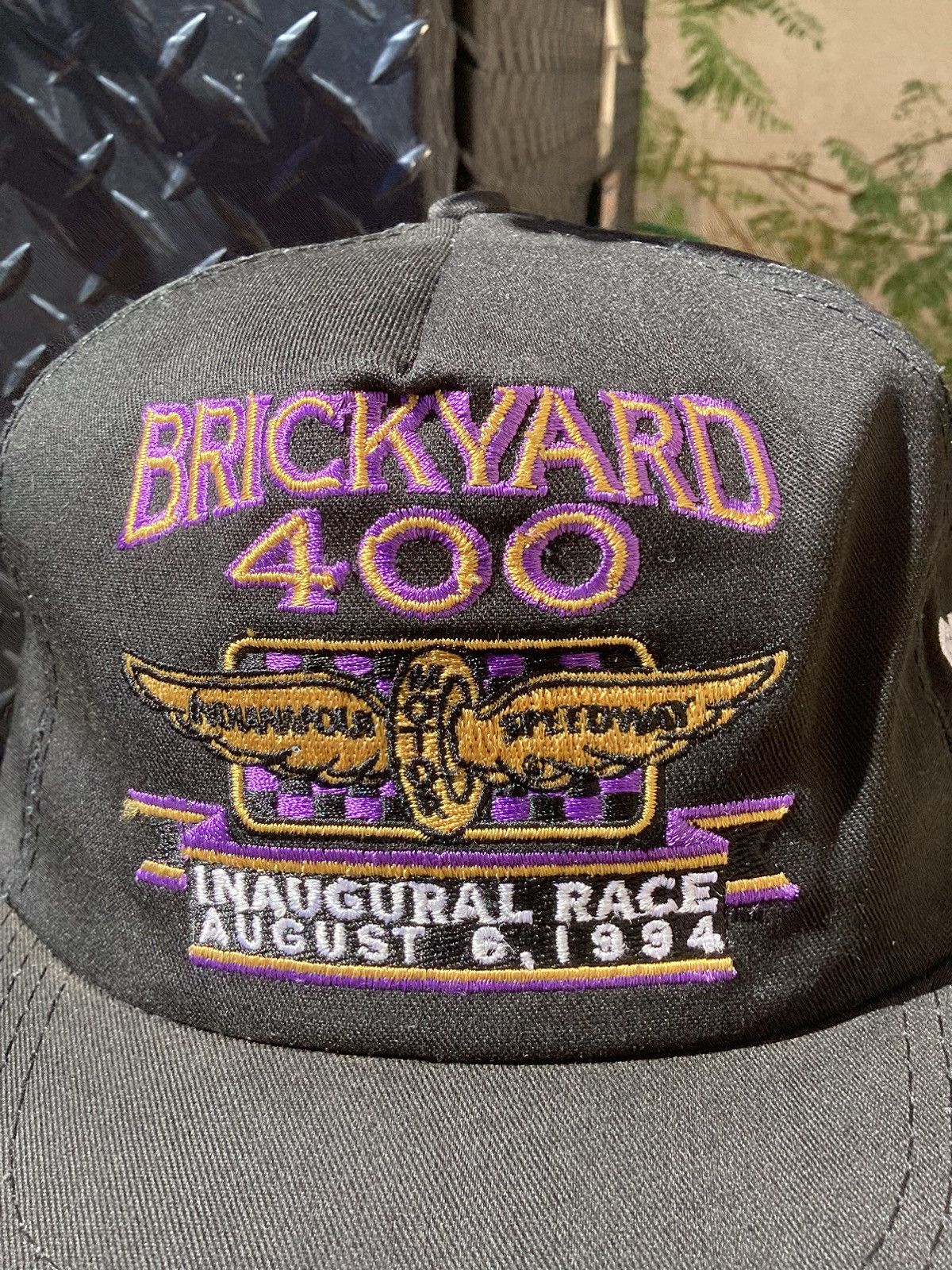 NASCAR Vtg 94 NASCAR brickyard 400 Indianapolis motor Speedway hat Size ONE SIZE - 2 Thumbnail