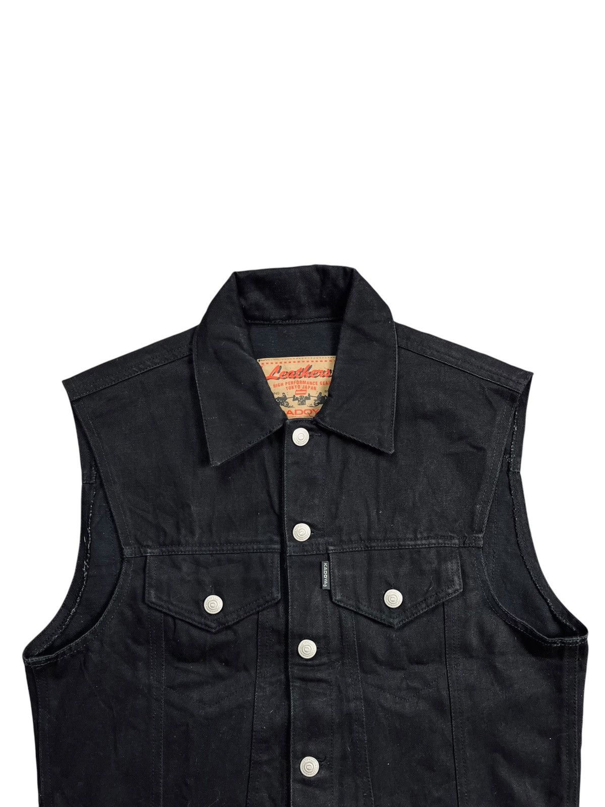 Isamu Katayama Backlash Old Kadoya - Genesis Denim Vest Jacket Size US M / EU 48-50 / 2 - 4 Thumbnail