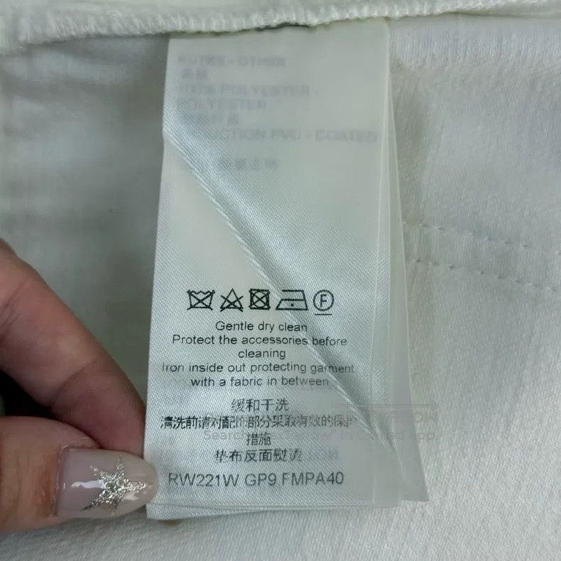 Louis Vuitton Louis Vuitton White Leather Label Jeans Size US 36 / EU 52 - 6 Thumbnail