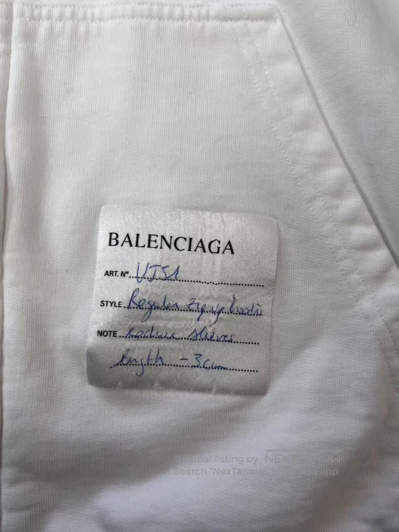 Balenciaga Balenciaga Sticky Note White Hoodie/Jacket. Size US S / EU 44-46 / 1 - 3 Thumbnail