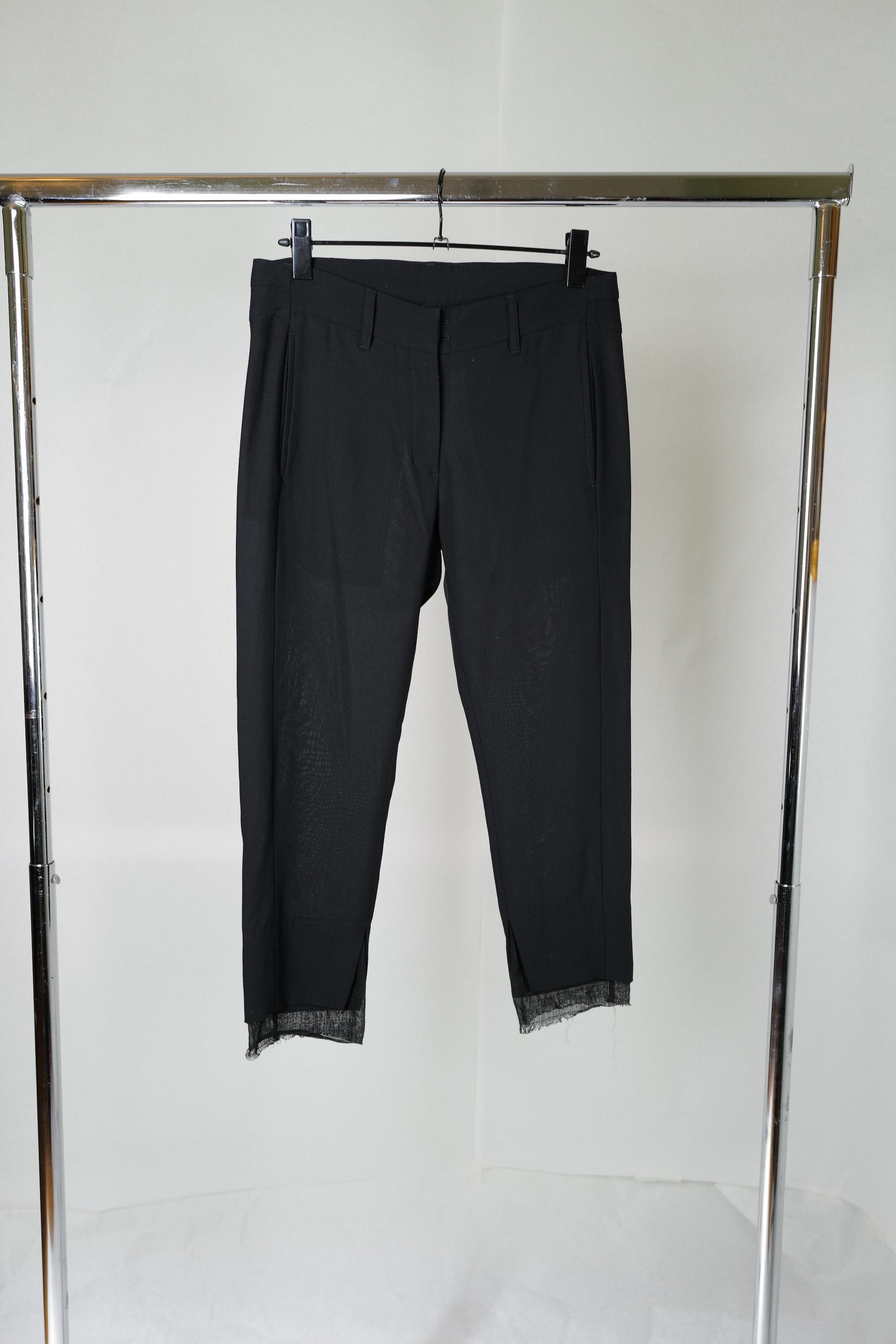 Ann Demeulemeester Ann Demeulemeester women’s black wool pants Size 27" / US 4 / IT 40 - 2 Thumbnail