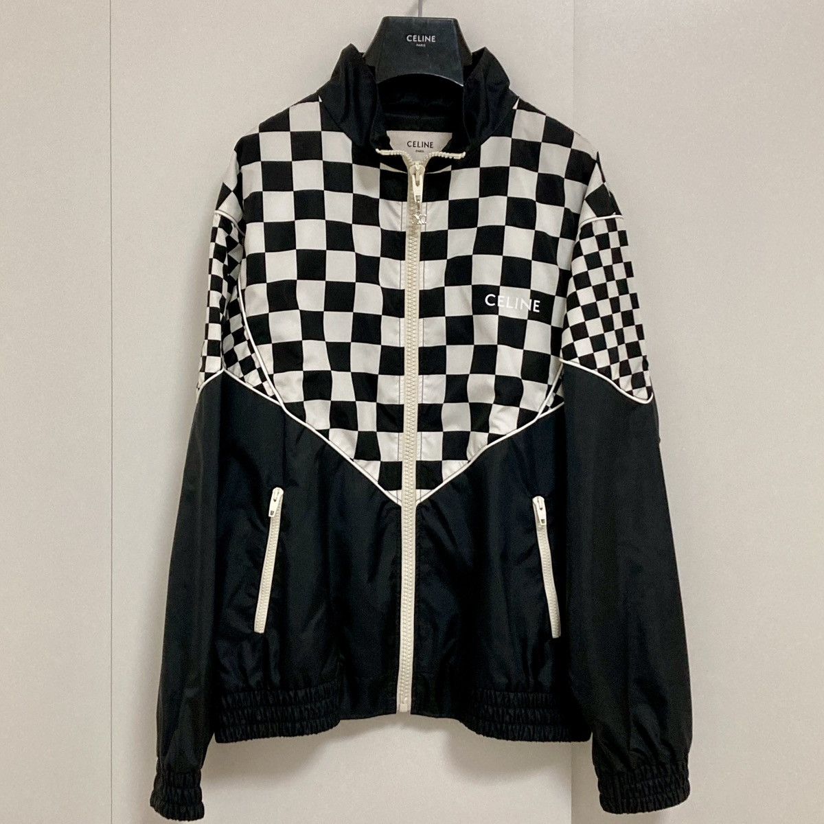 Hedi Slimane CELINE BY HEDI SLIMANE 21AW/FW CHECKERBOARD JACKET Size US S / EU 44-46 / 1 - 4 Thumbnail