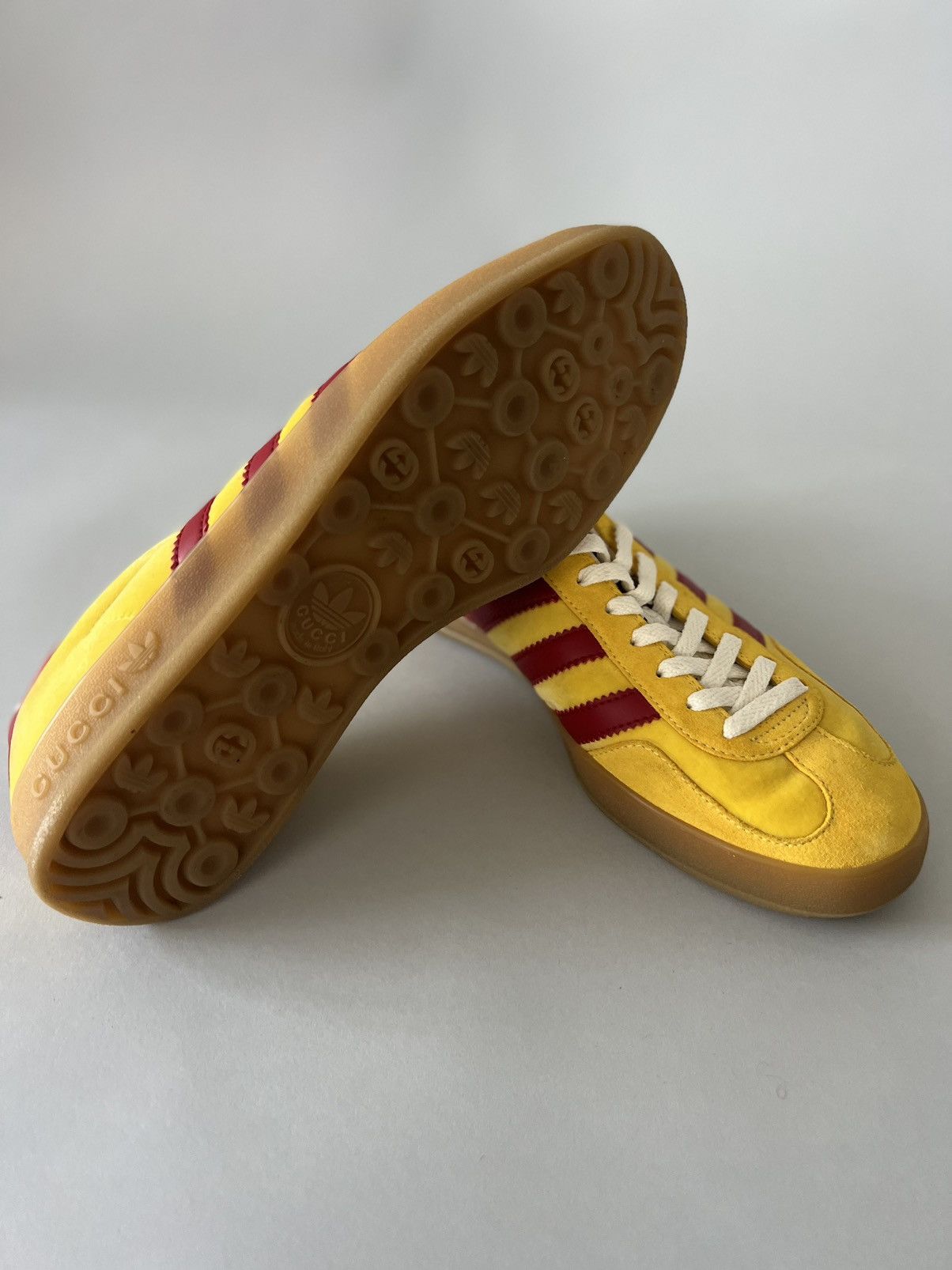 Adidas × Gucci Adidas x Gucci Gazelle Yellow Size US 9.5 / EU 42-43 - 10 Thumbnail