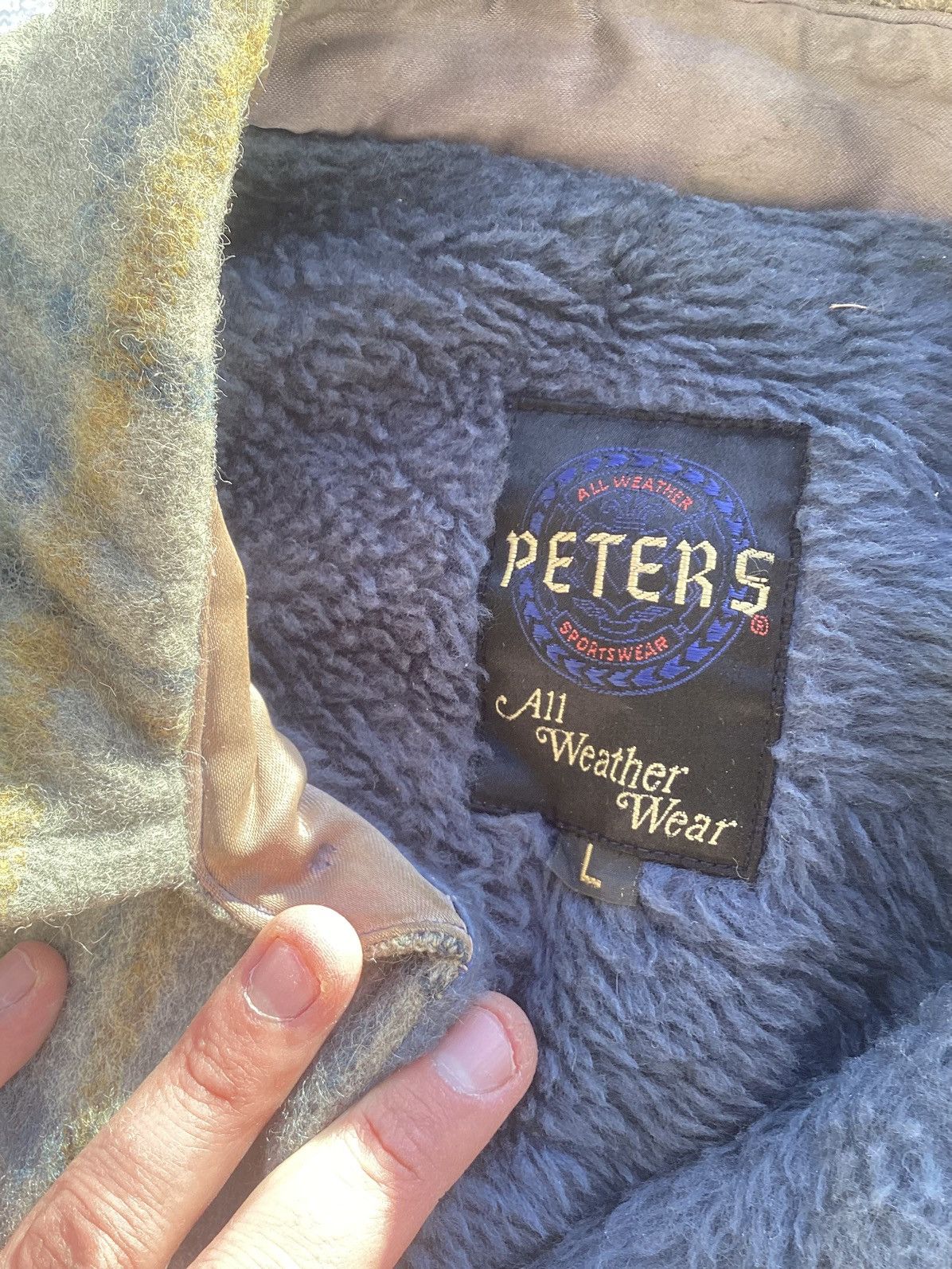 Other Vtg 70s/80s peters sportswear plaid wool all weather jacket Size US L / EU 52-54 / 3 - 5 Thumbnail