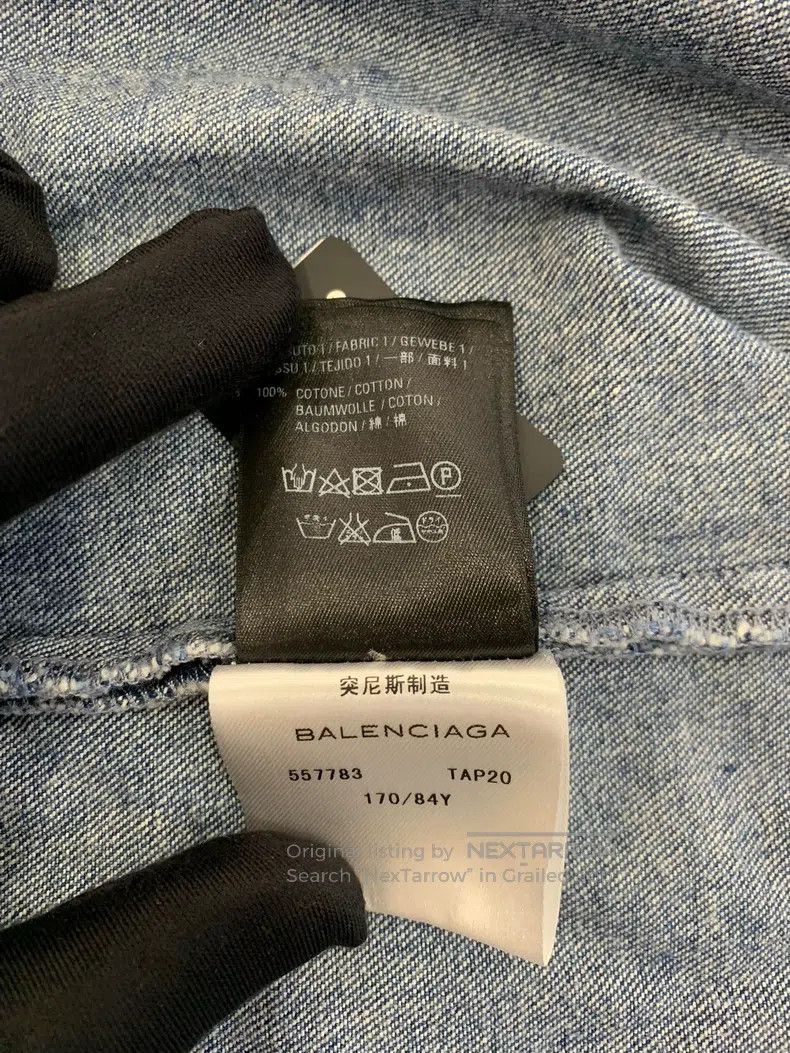 Balenciaga Balenciaga size 37 Colorful Heart Letter Logo Women's Blue Size XS / US 0-2 / IT 36-38 - 8 Thumbnail