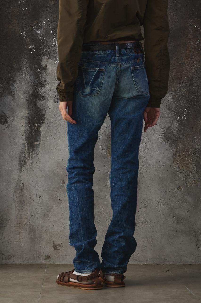 Prps PRPS "Purple Goods" Text Printed Distressed Jeans Size US 30 / EU 46 - 3 Thumbnail