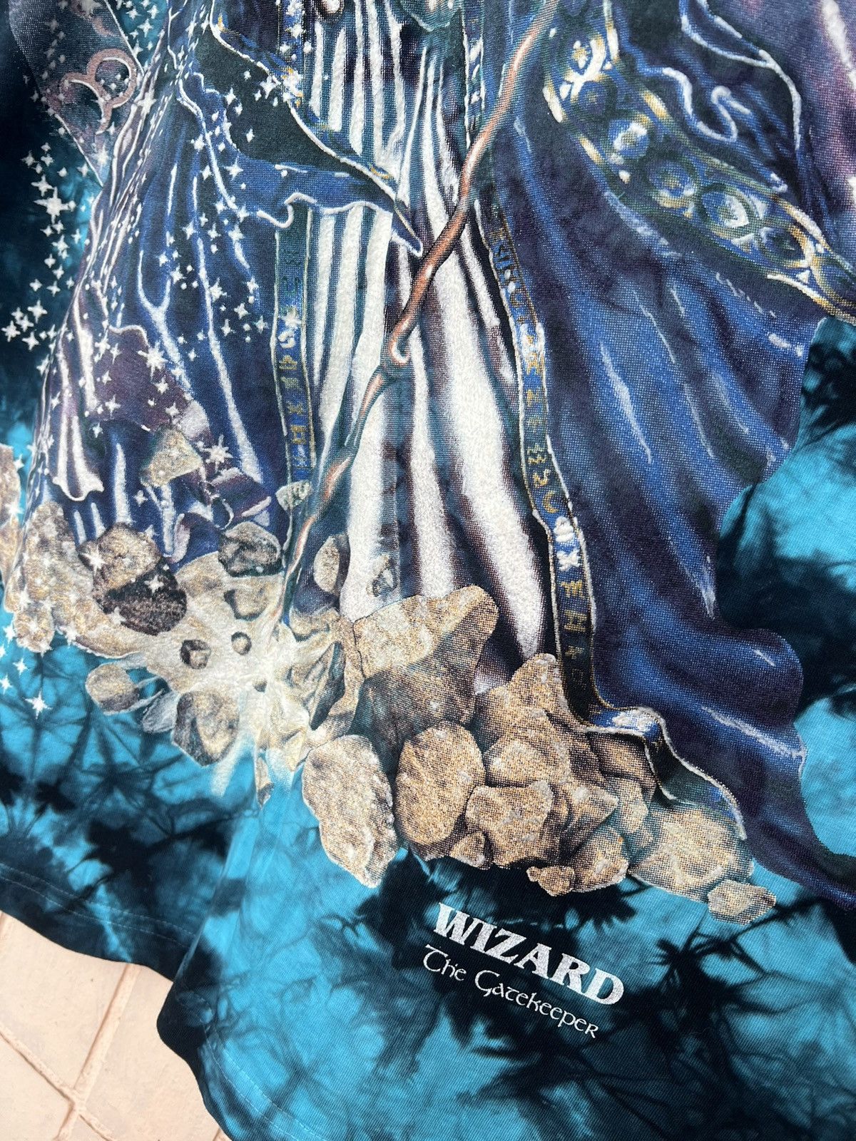 Band Tees Vintage Wizard T Shirt AOP Front Back 3D Graphic 90s Size US L / EU 52-54 / 3 - 10 Thumbnail