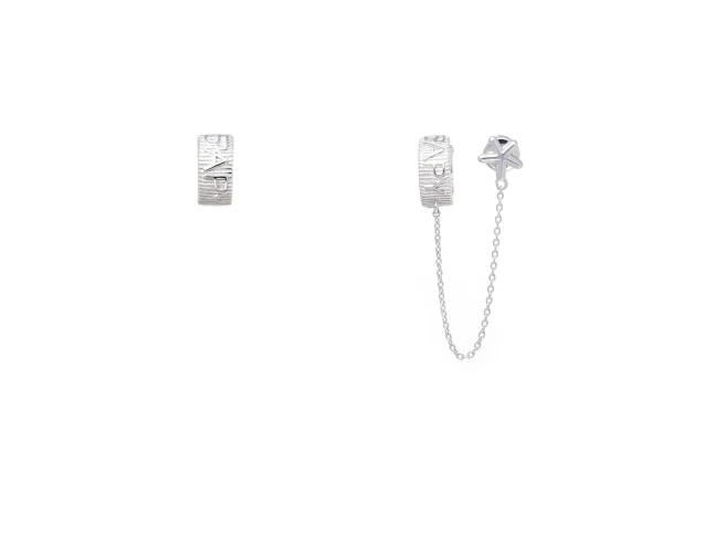 Bape Bape BAPY LOGO EARCUFF earrings set Size ONE SIZE - 2 Thumbnail