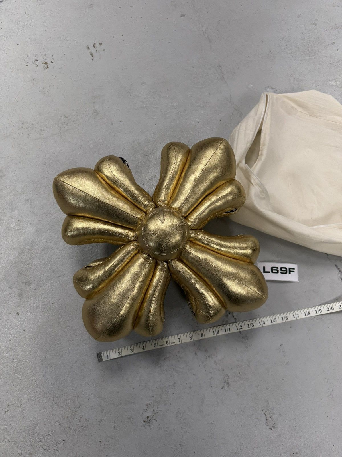Chrome Hearts Chrome Hearts XL Plus Pillow Cushion Gold Leather 925 Cross Size ONE SIZE - 11 Thumbnail