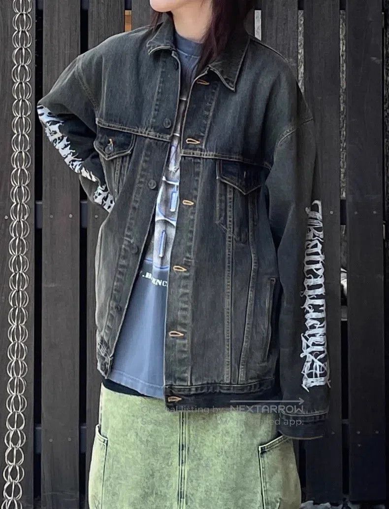 Balenciaga Balenciaga Denim Jacket Size US XS / EU 42 / 0 - 1 Thumbnail