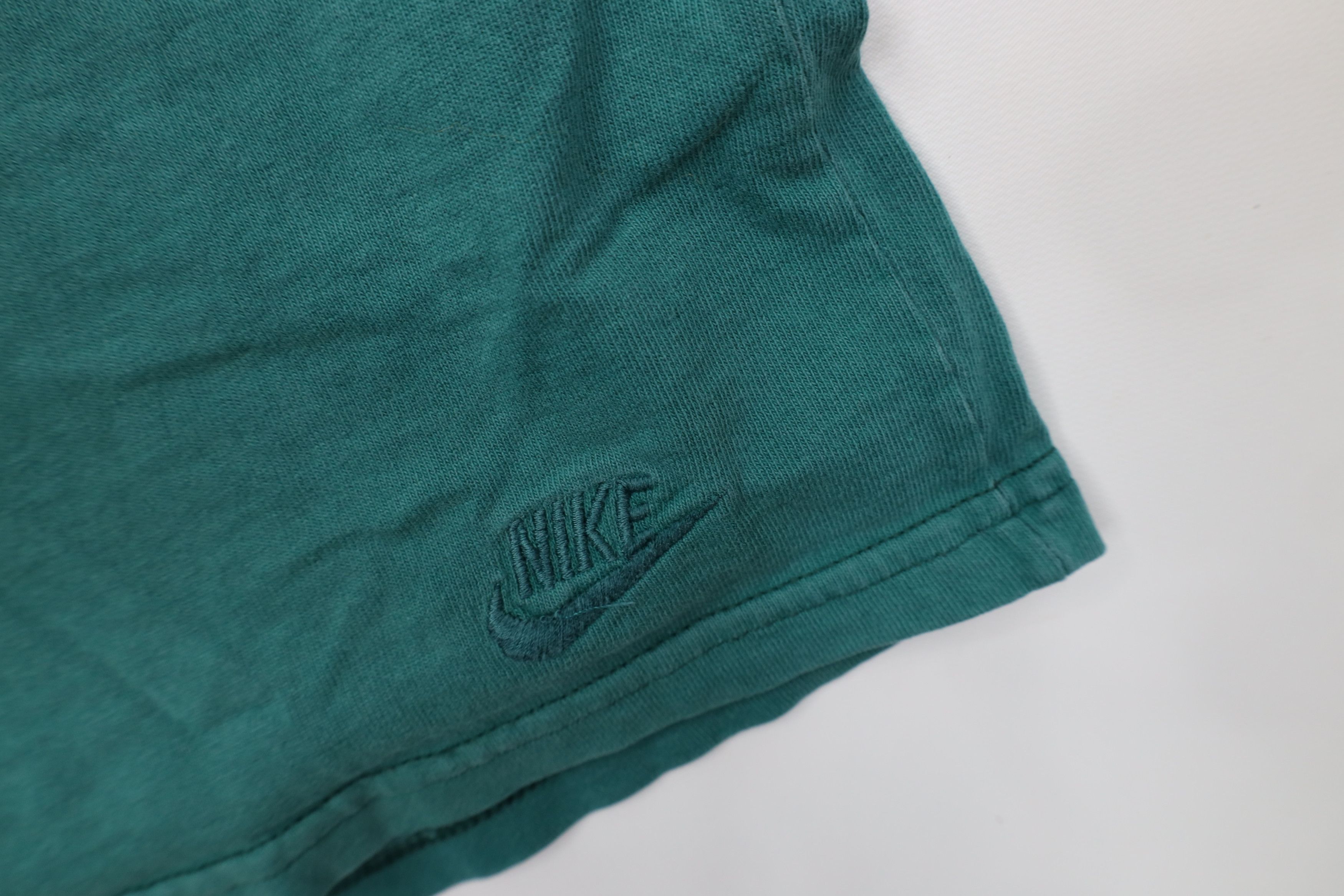Nike Vintage 90s Nike Mini Swoosh Above Knee Shorts Green USA Size US 34 / EU 50 - 5 Thumbnail