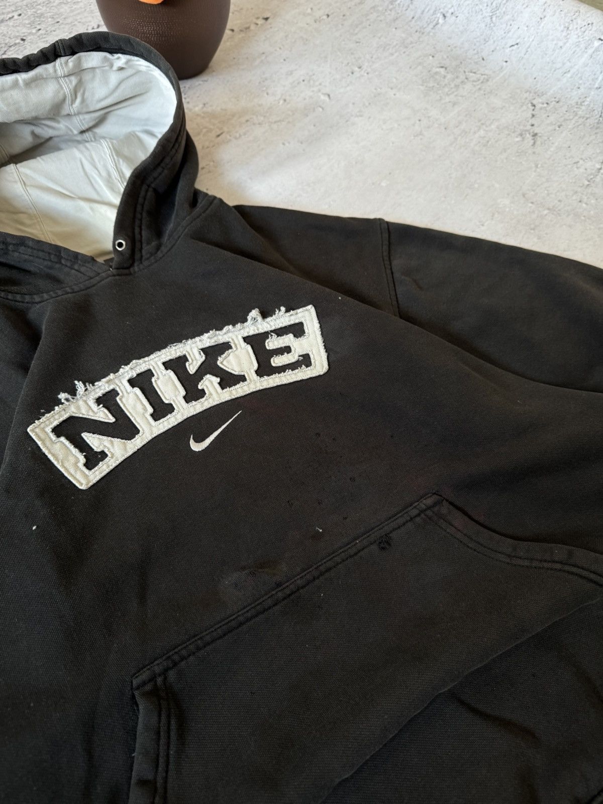 Nike × Vintage NIKE VINTAGE 00s y2k OVERSIZE BAGGY HOODIE CENTER LOGO Size US L / EU 52-54 / 3 - 6 Thumbnail