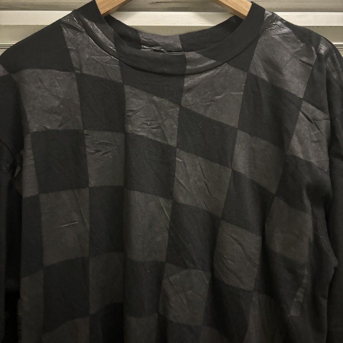 Japanese Brand × gomme GOMME AW2005–2006 Checkered Long Sleeve Shirt Size US L / EU 52-54 / 3 - 3 Thumbnail