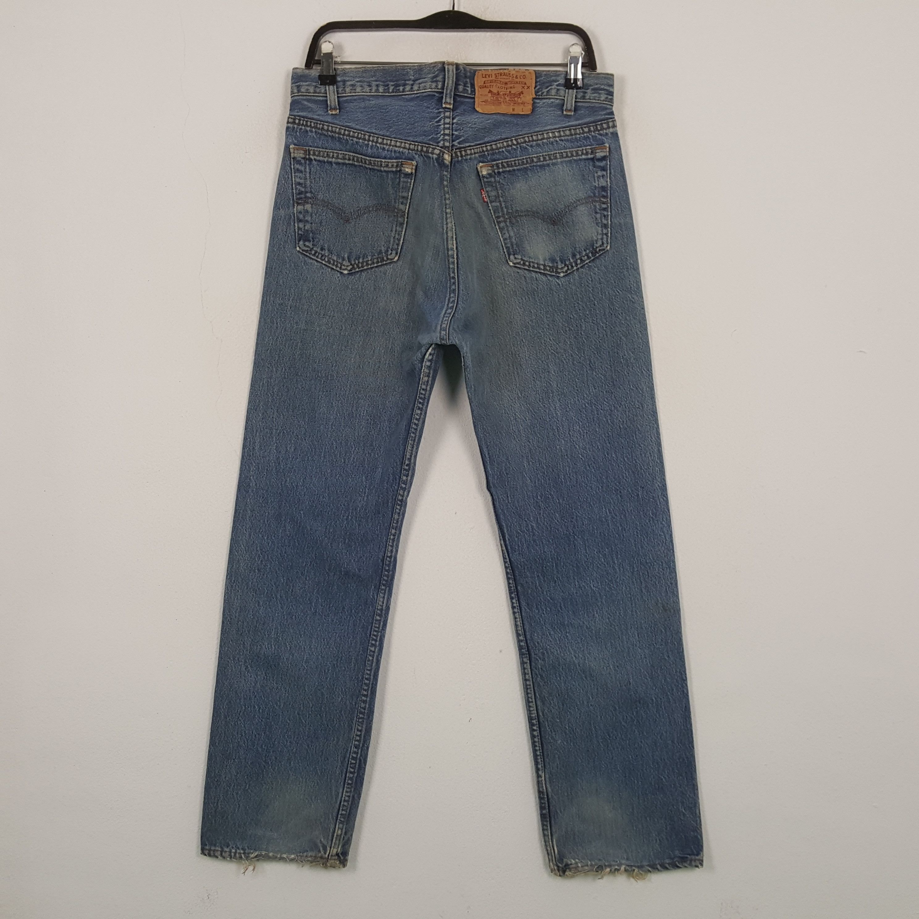 Levi's Levis Streetwear Style Distressed Jeans RR9 Size US 33 - 4 Thumbnail