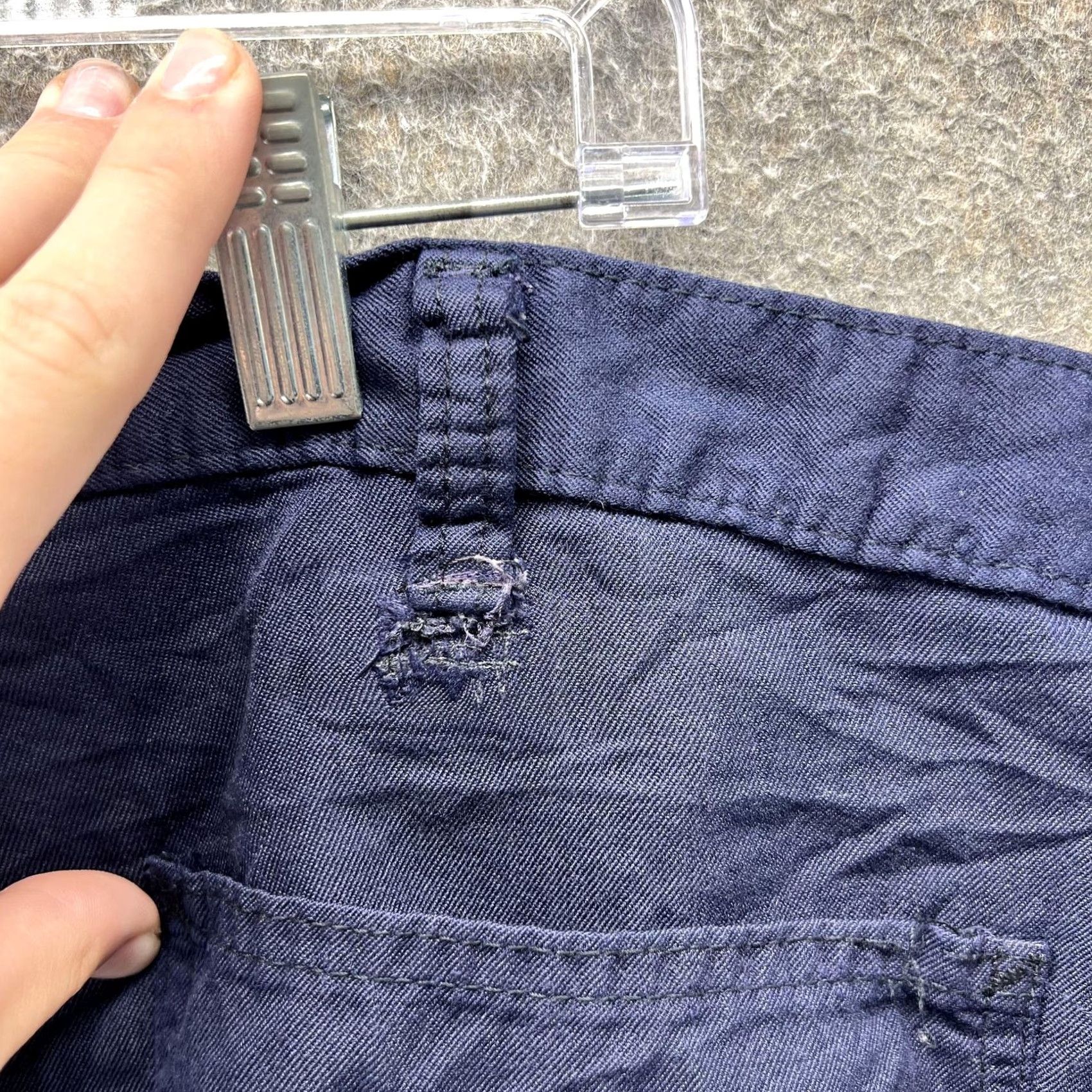Carhartt Carhartt Pants Mens 34x28 Blue FR Carpenter Workwear Flame-Resistant Canvas Pants Size US 34 / EU 50 - 6 Thumbnail