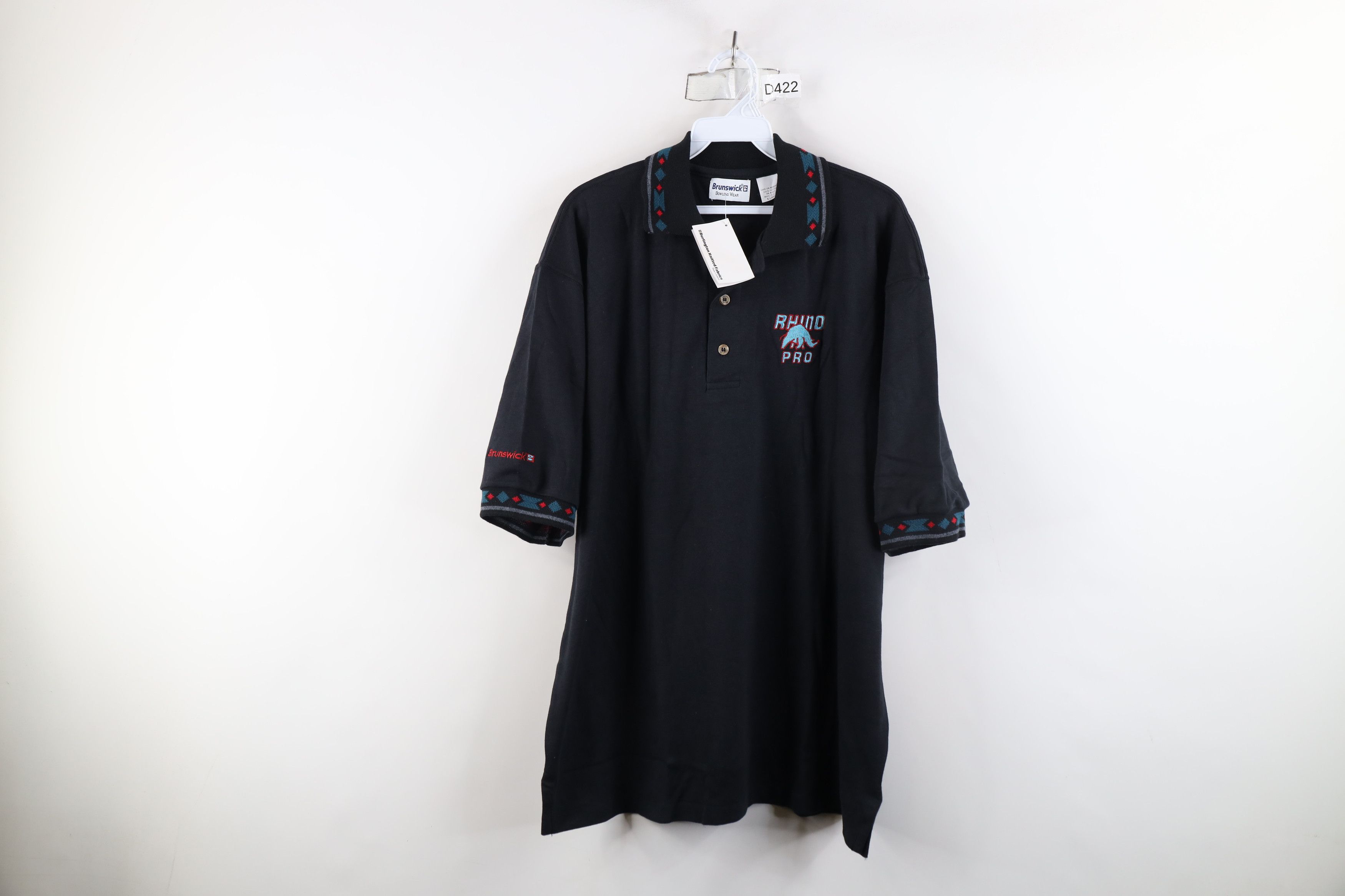 Vintage Deadstock Vintage 90s Brunswick Ball Collared Polo USA Size US XL / EU 56 / 4 - 1 Thumbnail
