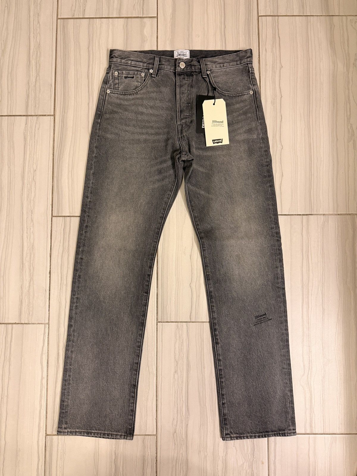 JJJJound × Levi's Levi’s® x JJJJound501® ’93 Jean - Grey Stonewash Size US 32 / EU 48 - 5 Thumbnail