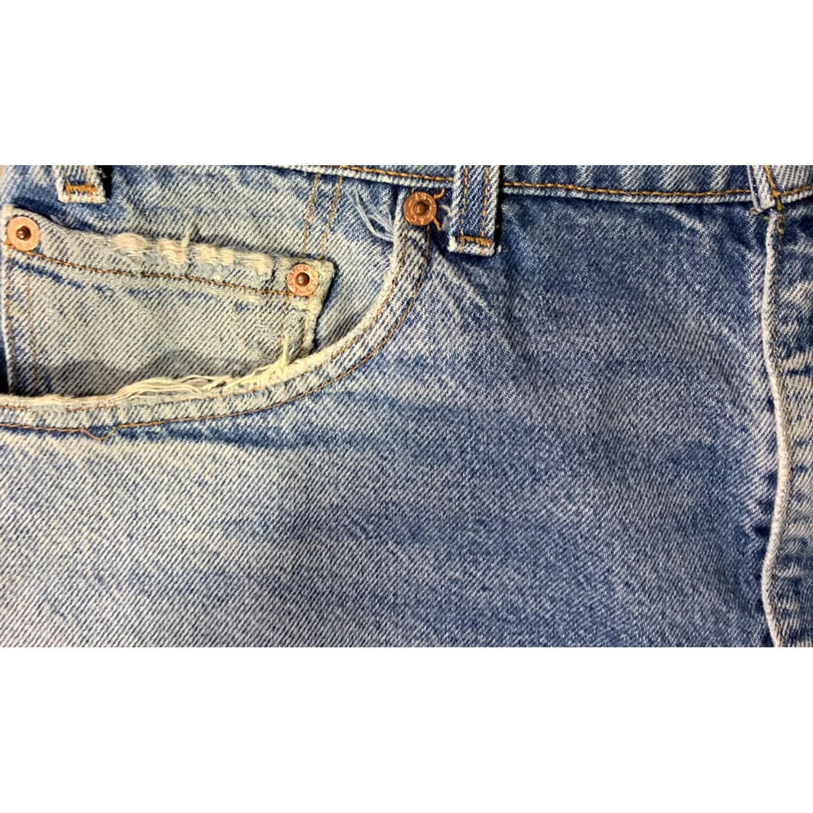 Levi's VINTAGE Levi's 505 Men's Regular Fit Straight Leg Jeans 36Wx34L Blue Cotton Size US 36 / EU 52 - 3 Thumbnail