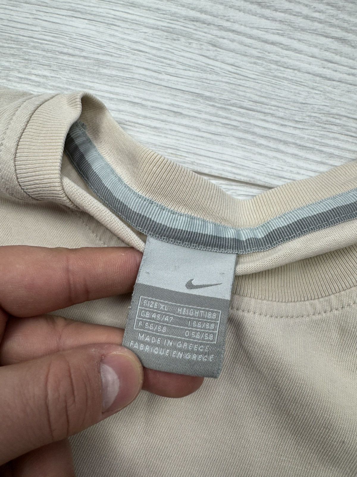 Nike × Vintage 90s Nike Swoosh Vintage Y2K Retro Tee T-Shirt Size US XL / EU 56 / 4 - 5 Thumbnail