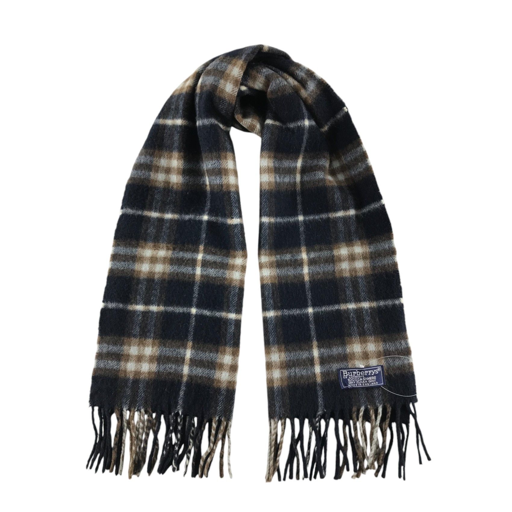 Burberry × Vintage Burberry Scarf / Muffler / Neckwear - WW3009 Size ONE SIZE - 1 Thumbnail