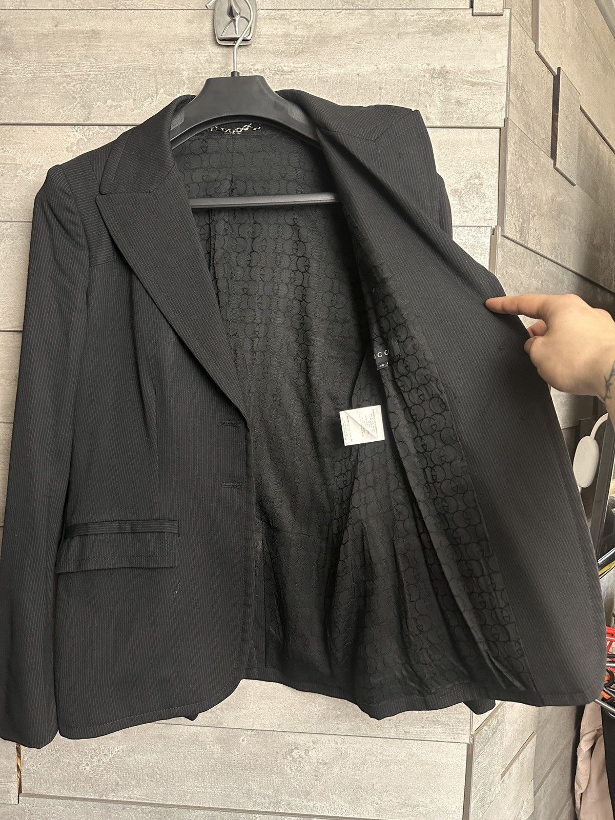 Gucci Gucci Black Blazer Size M / US 6-8 / IT 42-44 - 3 Thumbnail