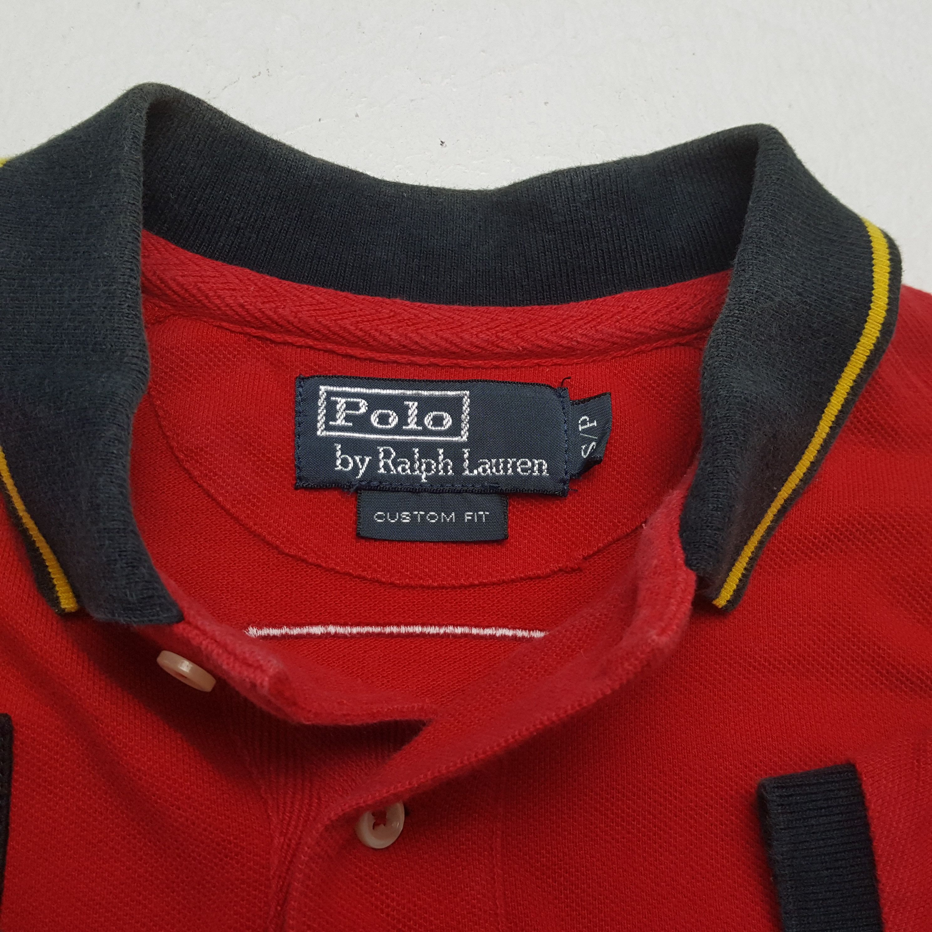 Polo Ralph Lauren × Vintage POLO by RALPH LAUREN Spain Design Casual Polos Size US M / EU 48-50 / 2 - 9 Thumbnail