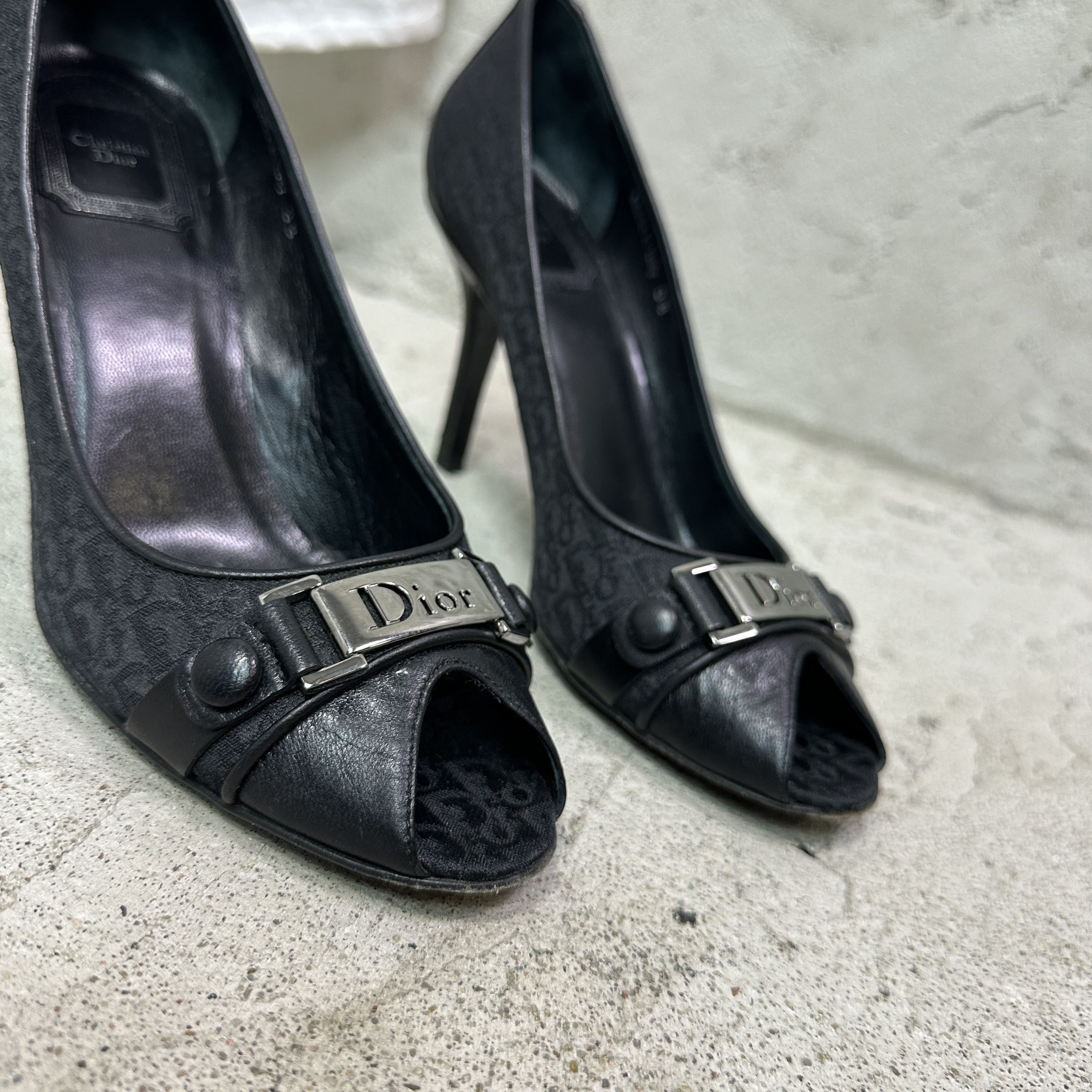 Dior Vintage Classy Christian Dior by John Galliano Heels Y2K Size US 8 / IT 38 - 2 Thumbnail