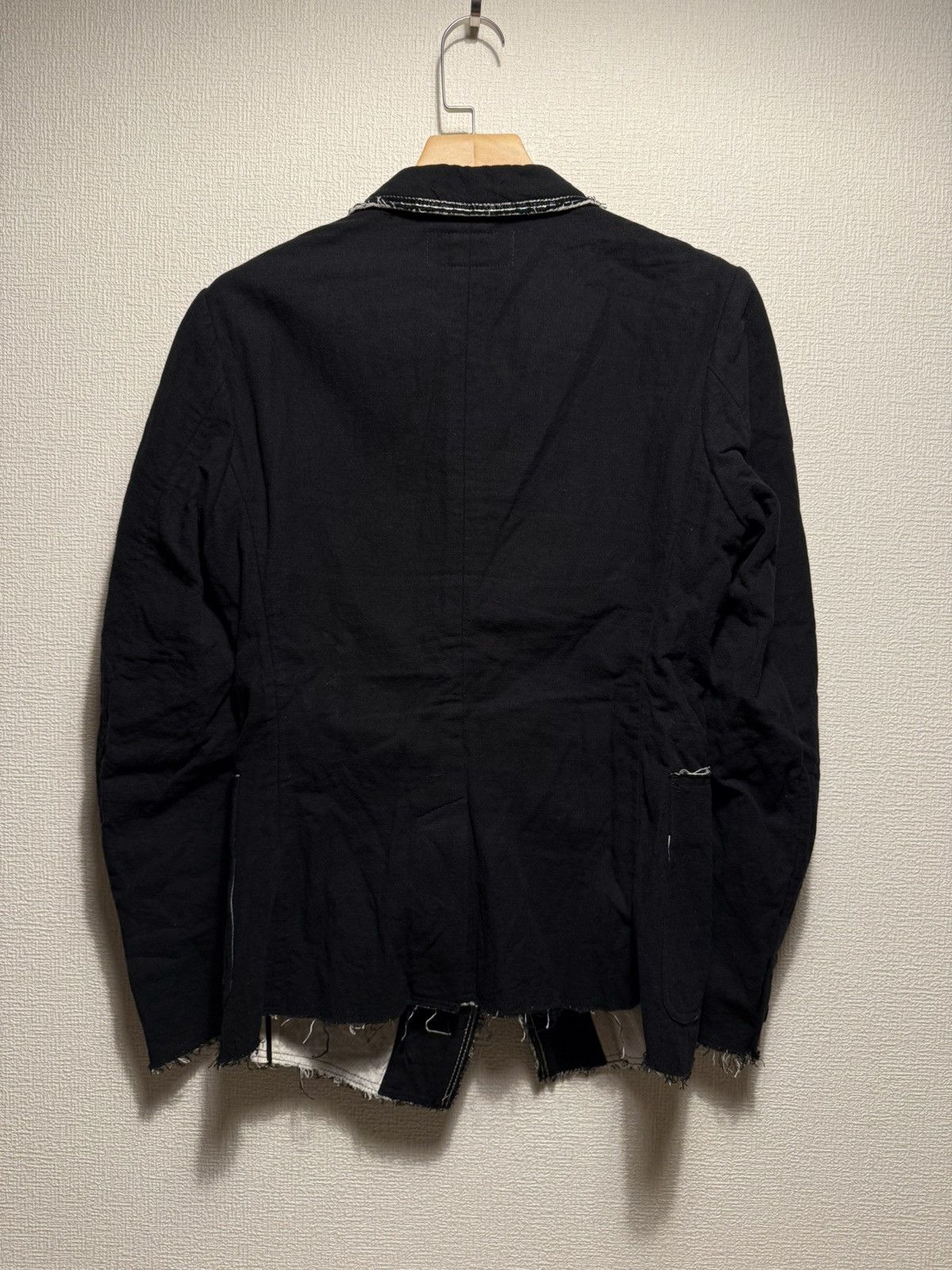 Share Spirit Homme Share Spirit HOMME FRINGED EDGES BLAZER JACKET DAMAGE Size M / US 6-8 / IT 42-44 - 6 Thumbnail