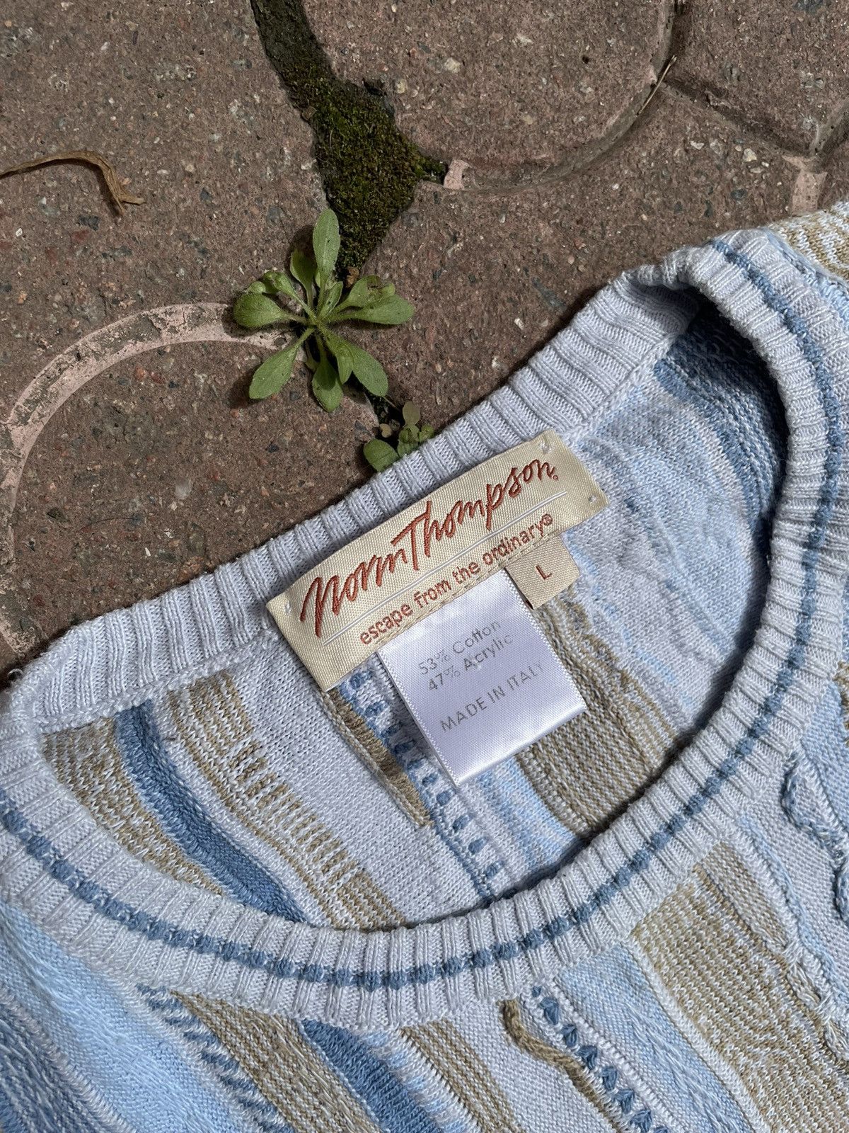 Norm Thompson × Vintage Vintage Norm Thompson Wool Sweater Italy Coogi Style Size XL Size US XL / EU 56 / 4 - 2 Thumbnail