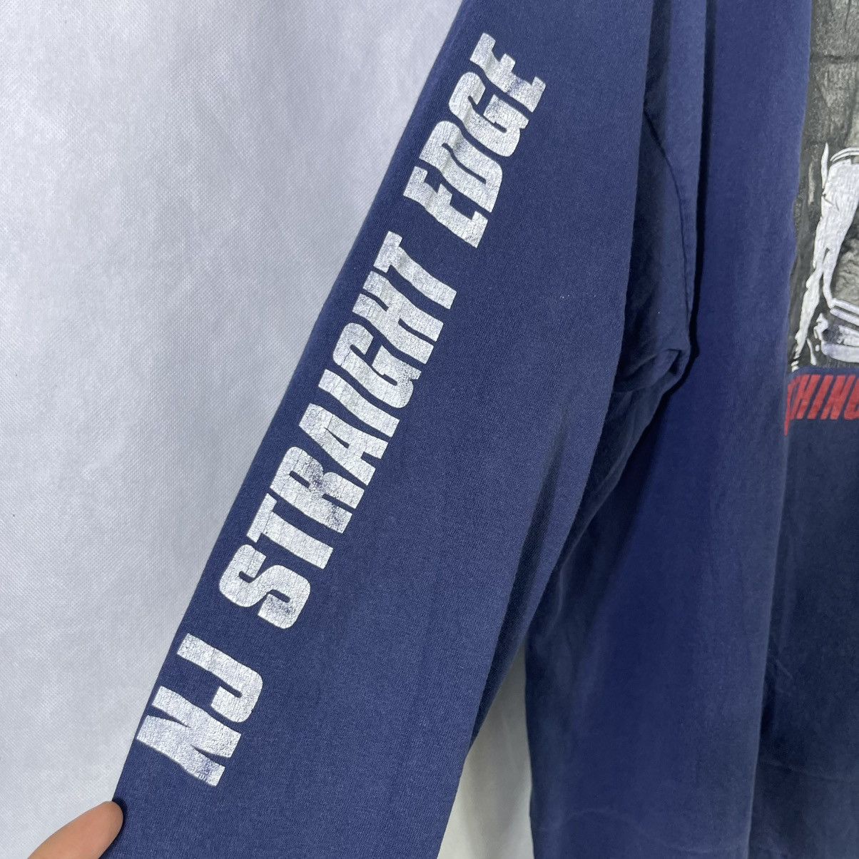 Band Tees Vintage 90s Mouthpiece NJ Straight Edge Hardcore L/S Tshirt Size US L / EU 52-54 / 3 - 6 Thumbnail
