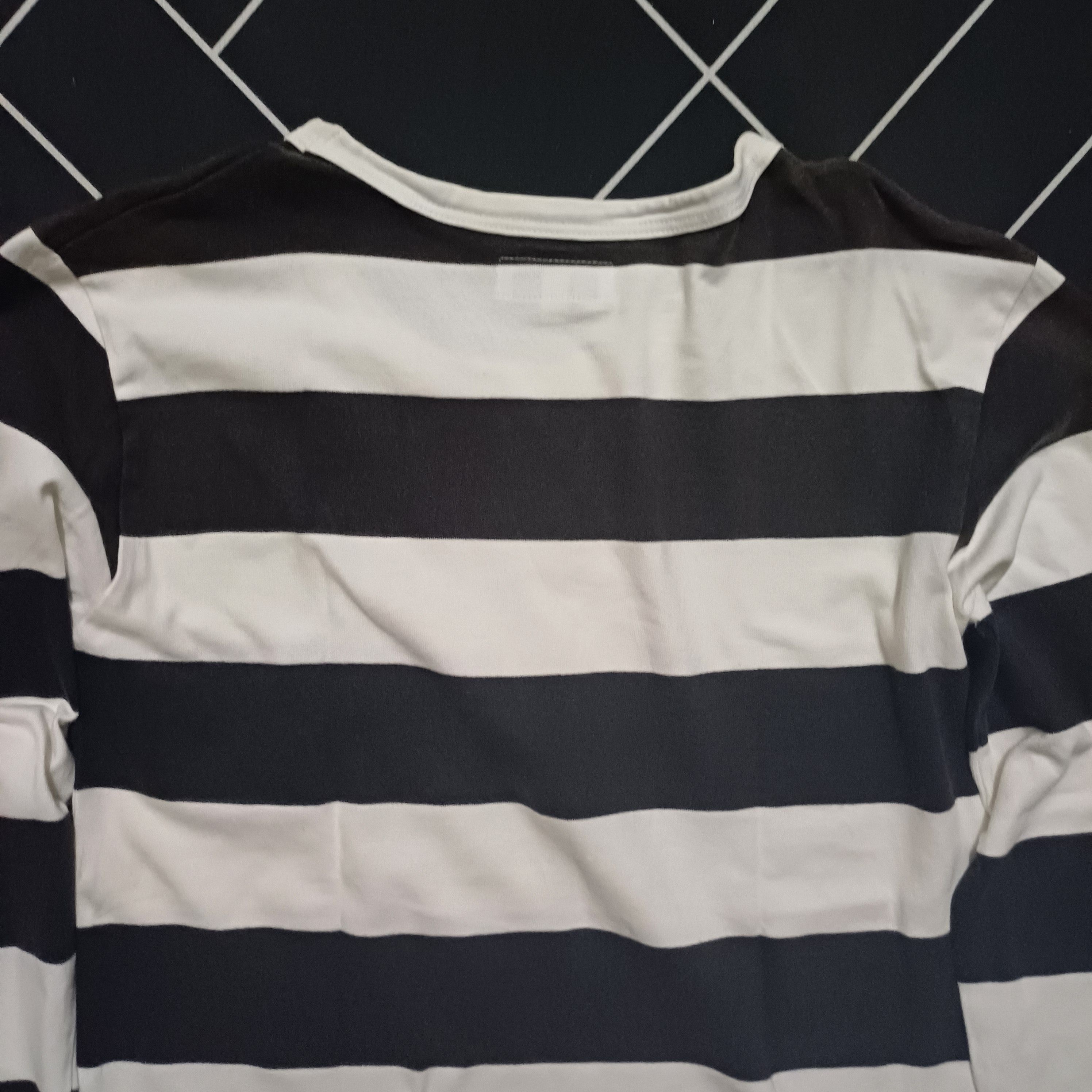Japanese Brand × agnes b. Vintage Agnes B. Stripes Look Like Kurt Cobain Style T-shirt Size US S / EU 44-46 / 1 - 8 Thumbnail