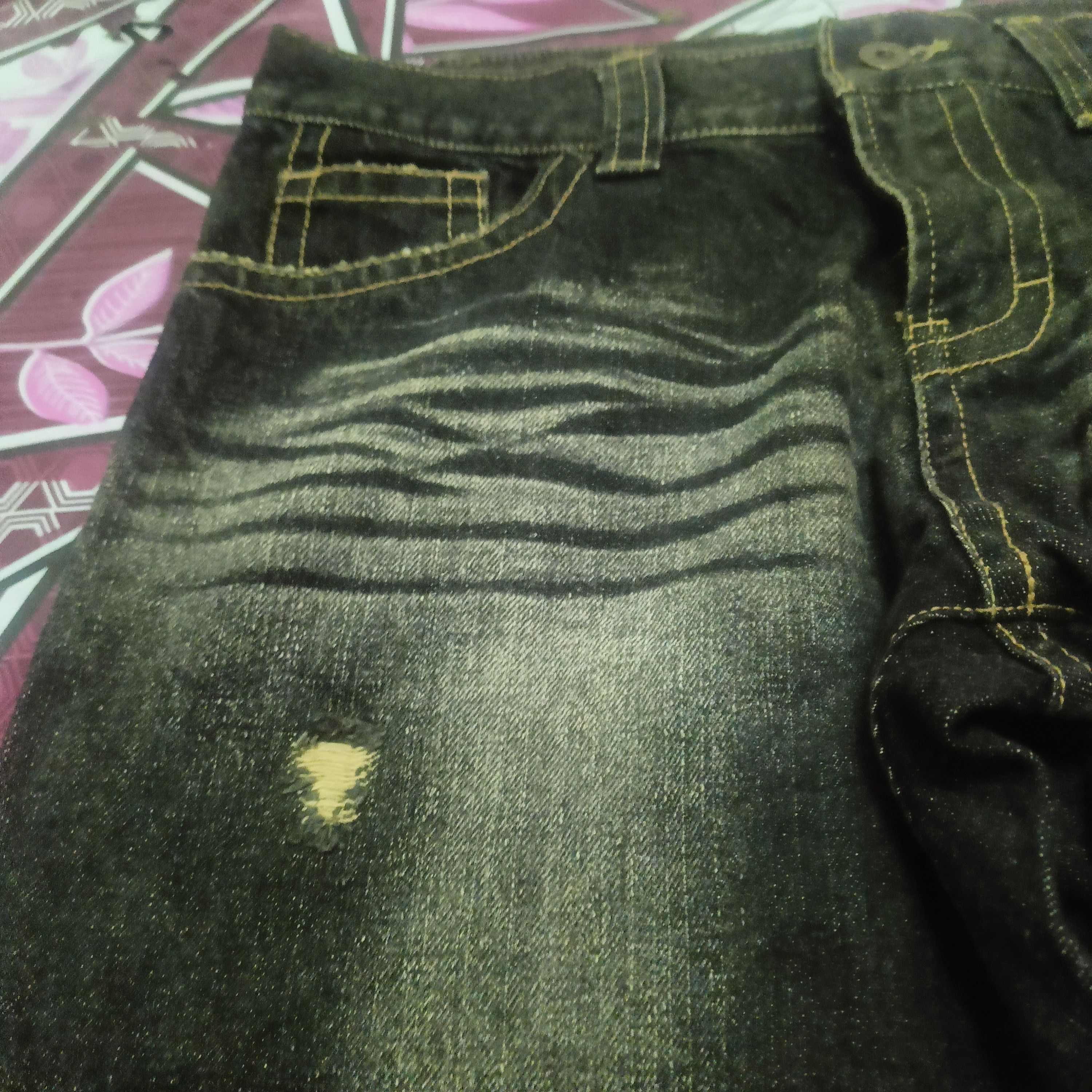 Japanese Brand Japanese CO&LU flared Black Jeans Size US 31 - 10 Thumbnail