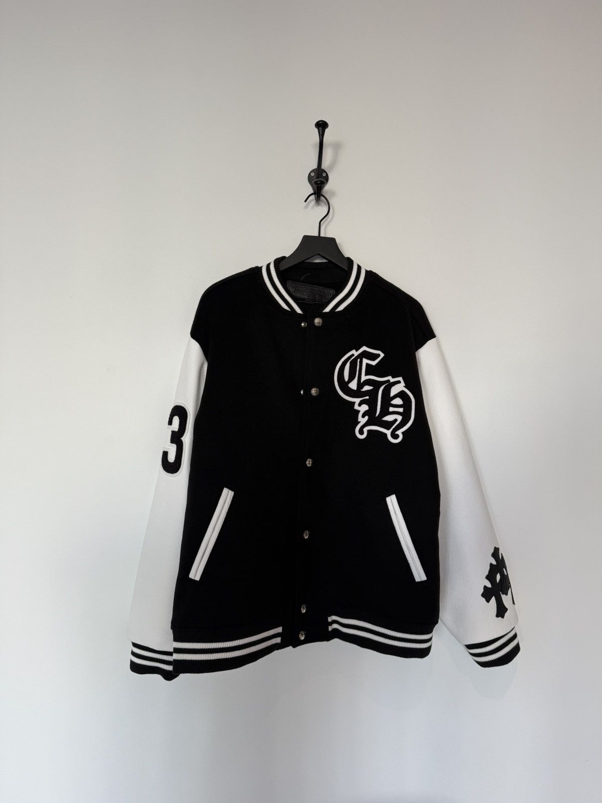 Chrome Hearts Chrome Hearts Varsity Jacket Size US XXL / EU 58 / 5 - 4 Thumbnail
