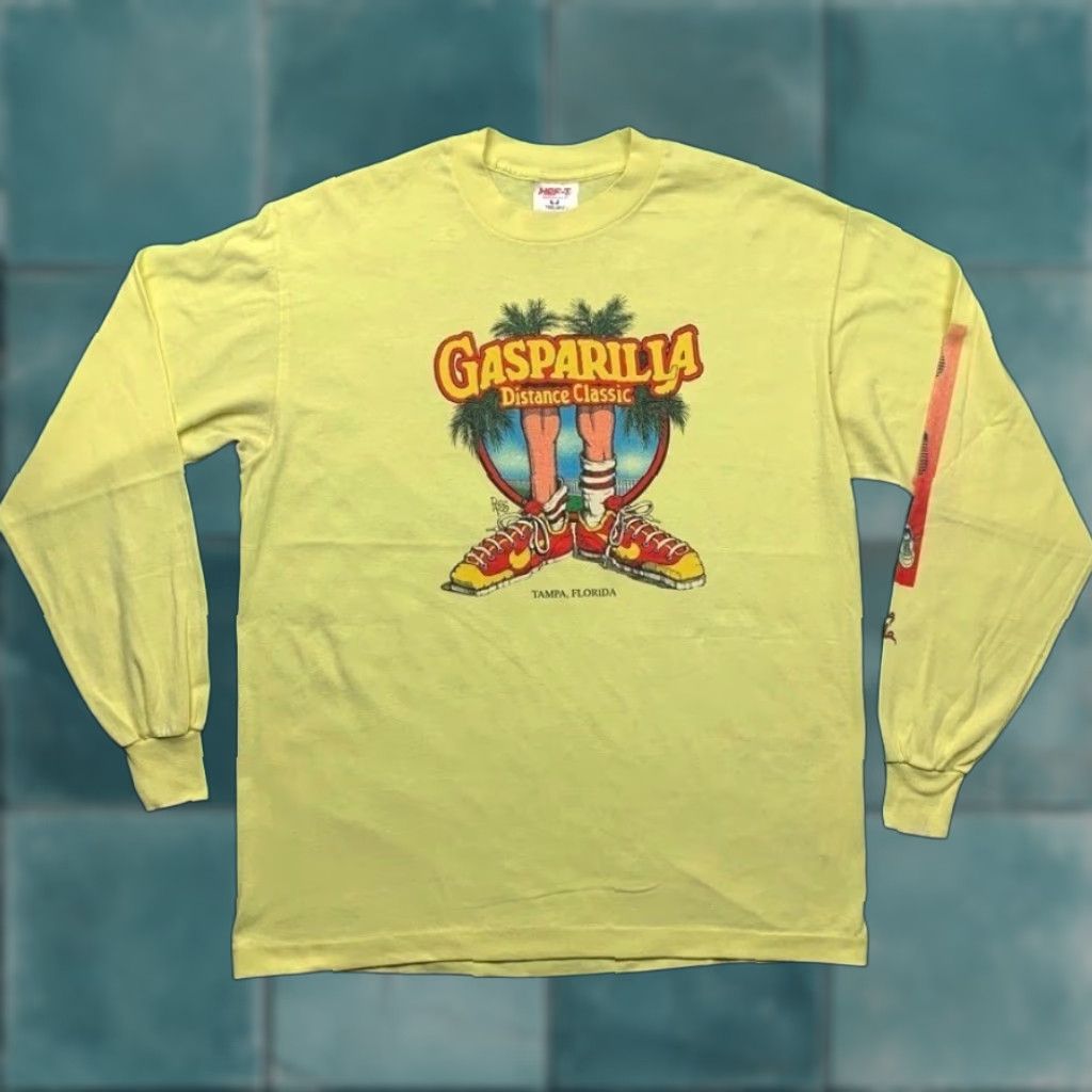 Nike VINTAGE Nike T Shirt USA Rare Florida Ross Geisha Gasparilla Running Long Sleeve Size US XL / EU 56 / 4 - 1 Thumbnail